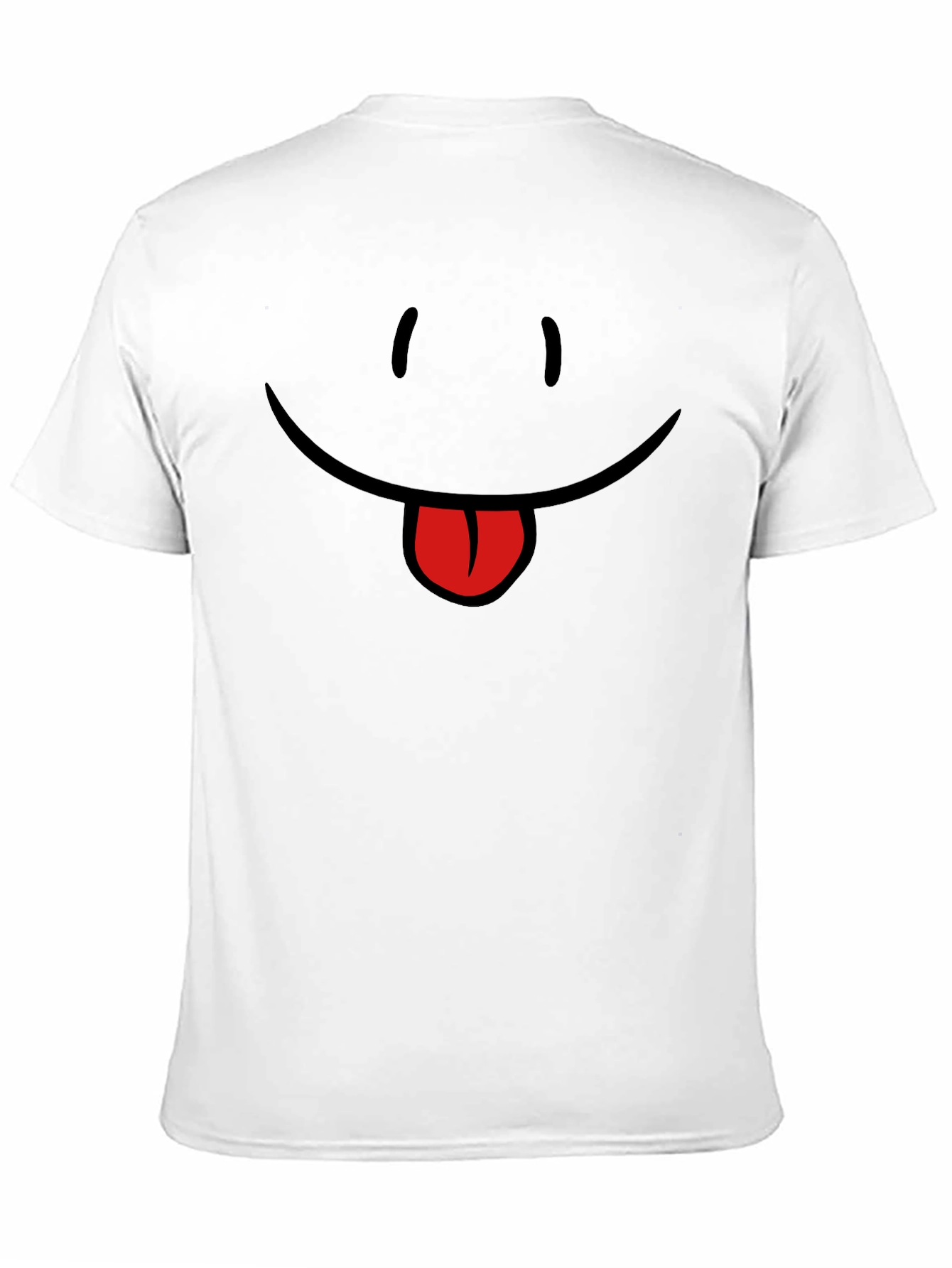 Funny Face Graphic T-Shirt - Unisex Casual Top