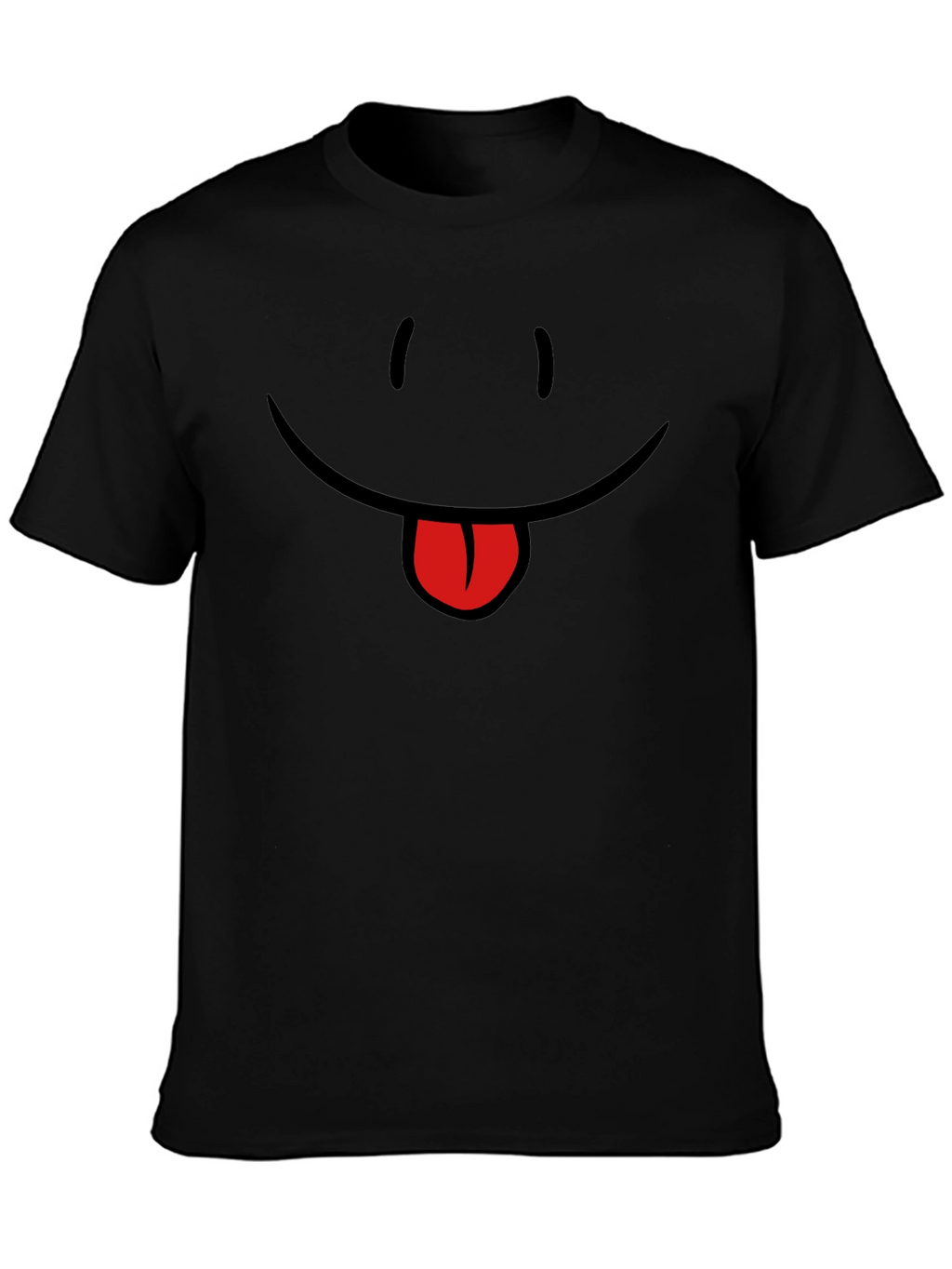Funny Face Graphic T-Shirt - Unisex Casual Top