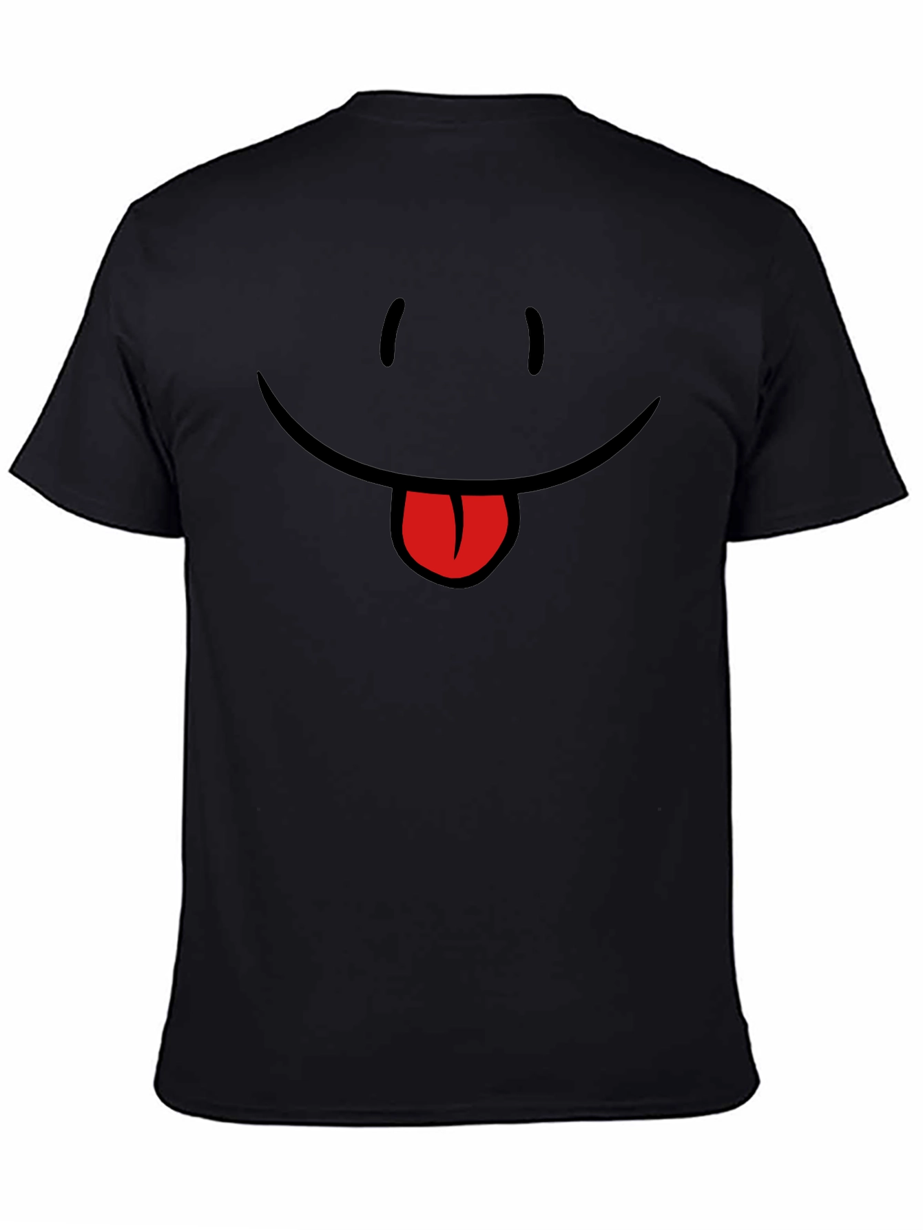 Funny Face Graphic T-Shirt - Unisex Casual Top