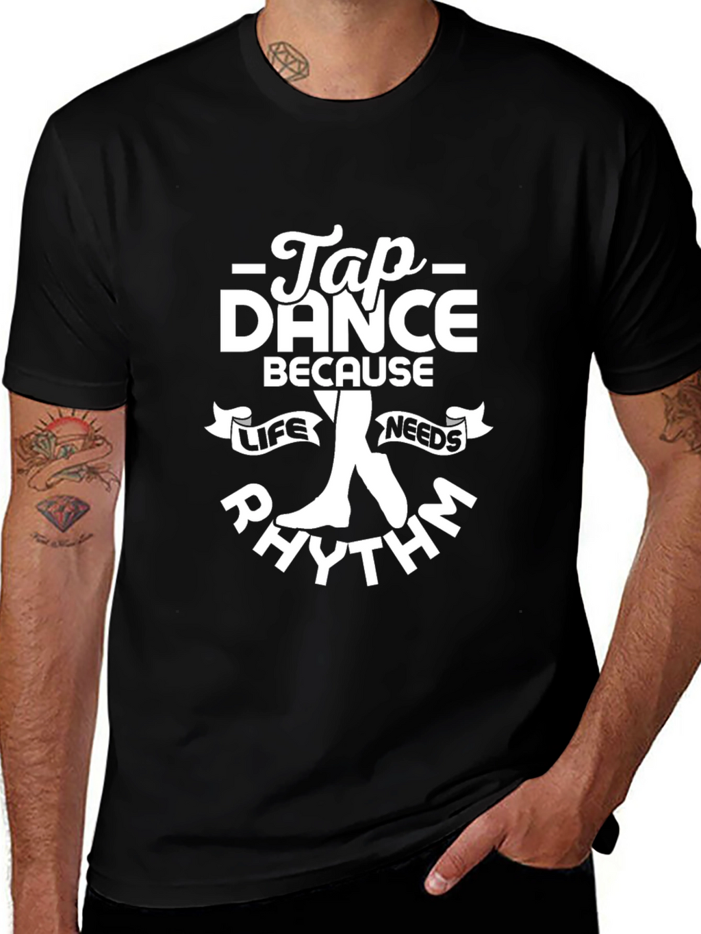 Tap Dance Rhythm T-Shirt - Dancer Gift