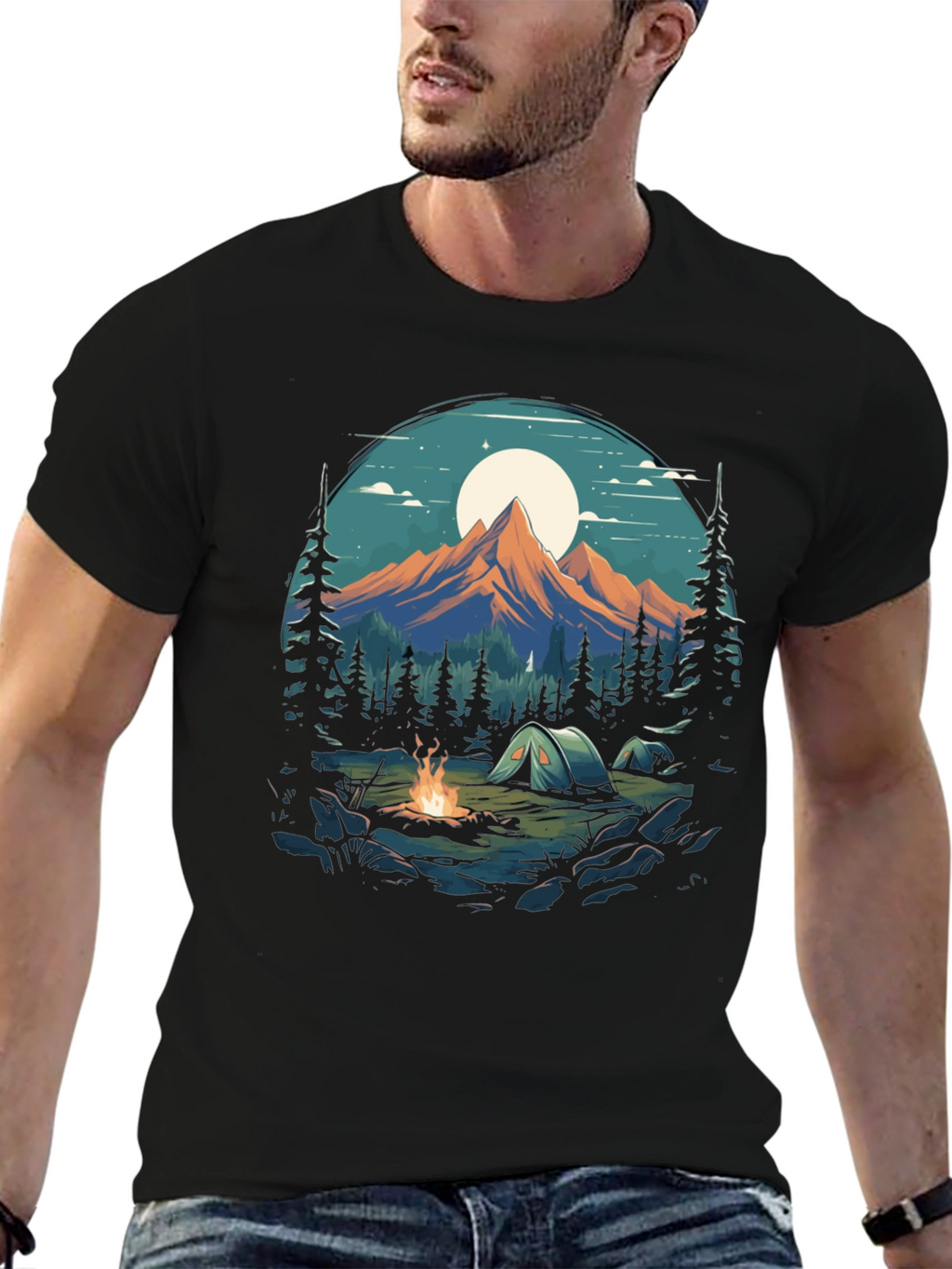 Camping Adventure Graphic Tee