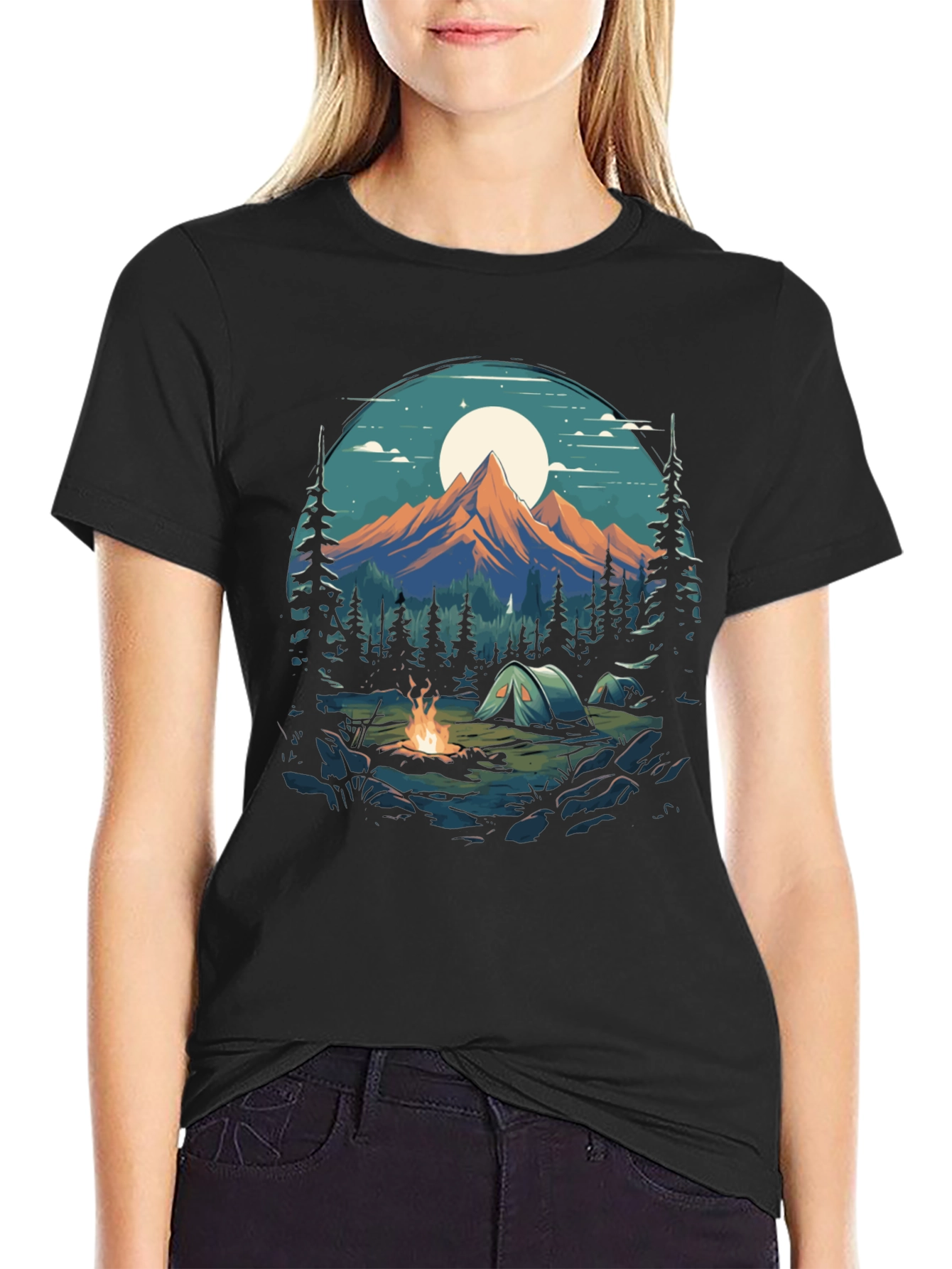 Camping Adventure Graphic Tee
