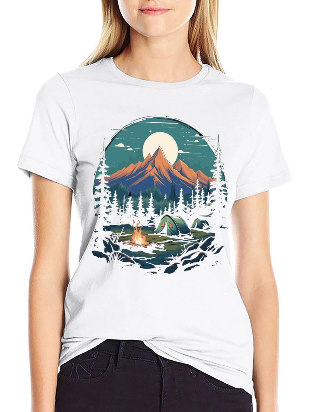 Camping Adventure Graphic Tee