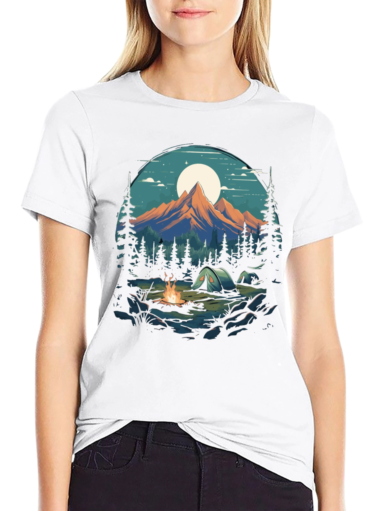 Camping Adventure Graphic Tee
