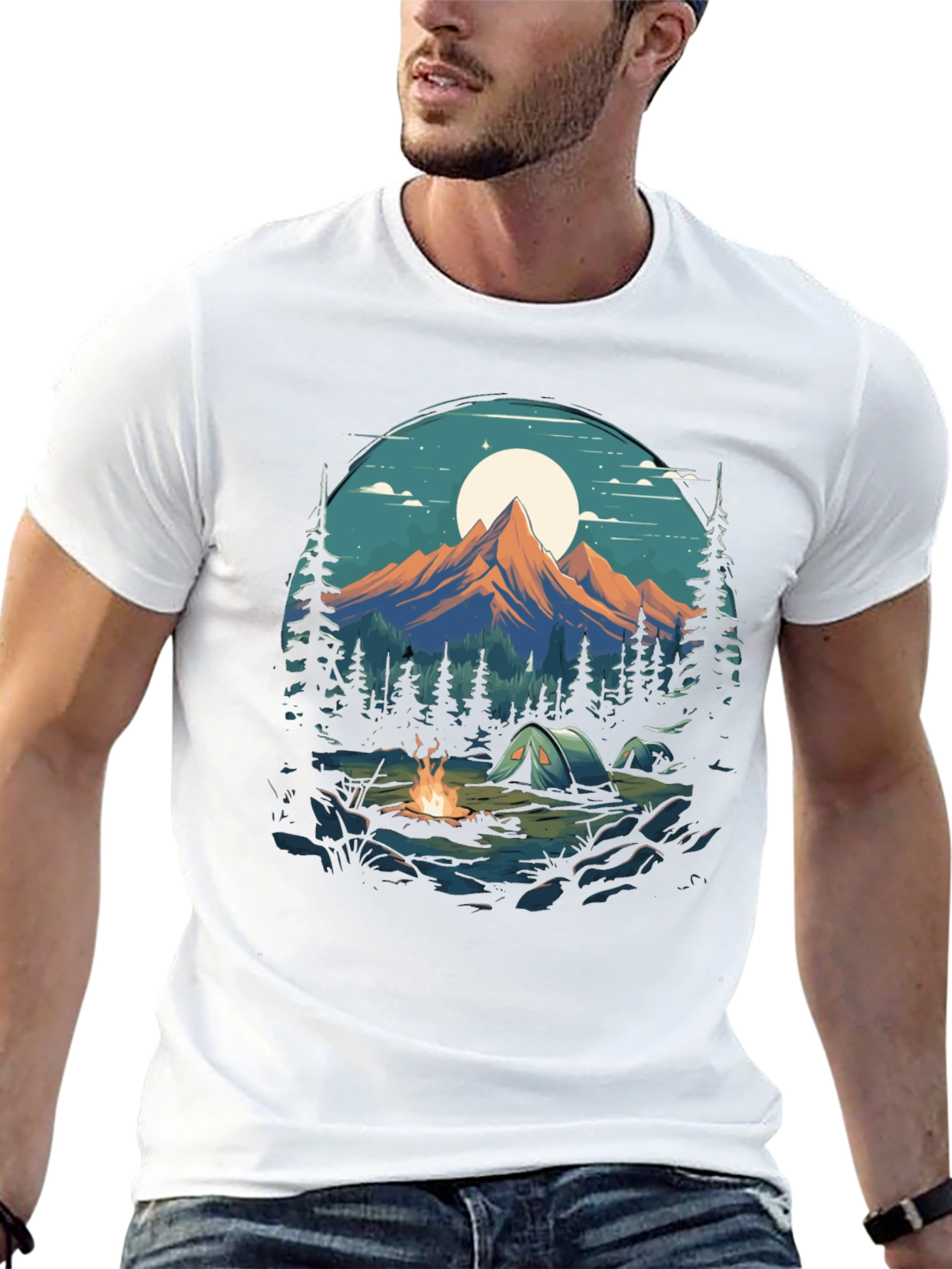 Camping Adventure Graphic Tee