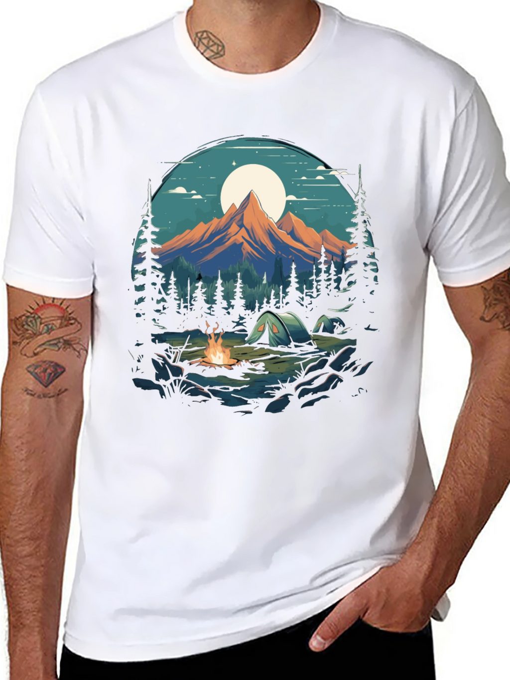 Camping Adventure Graphic Tee