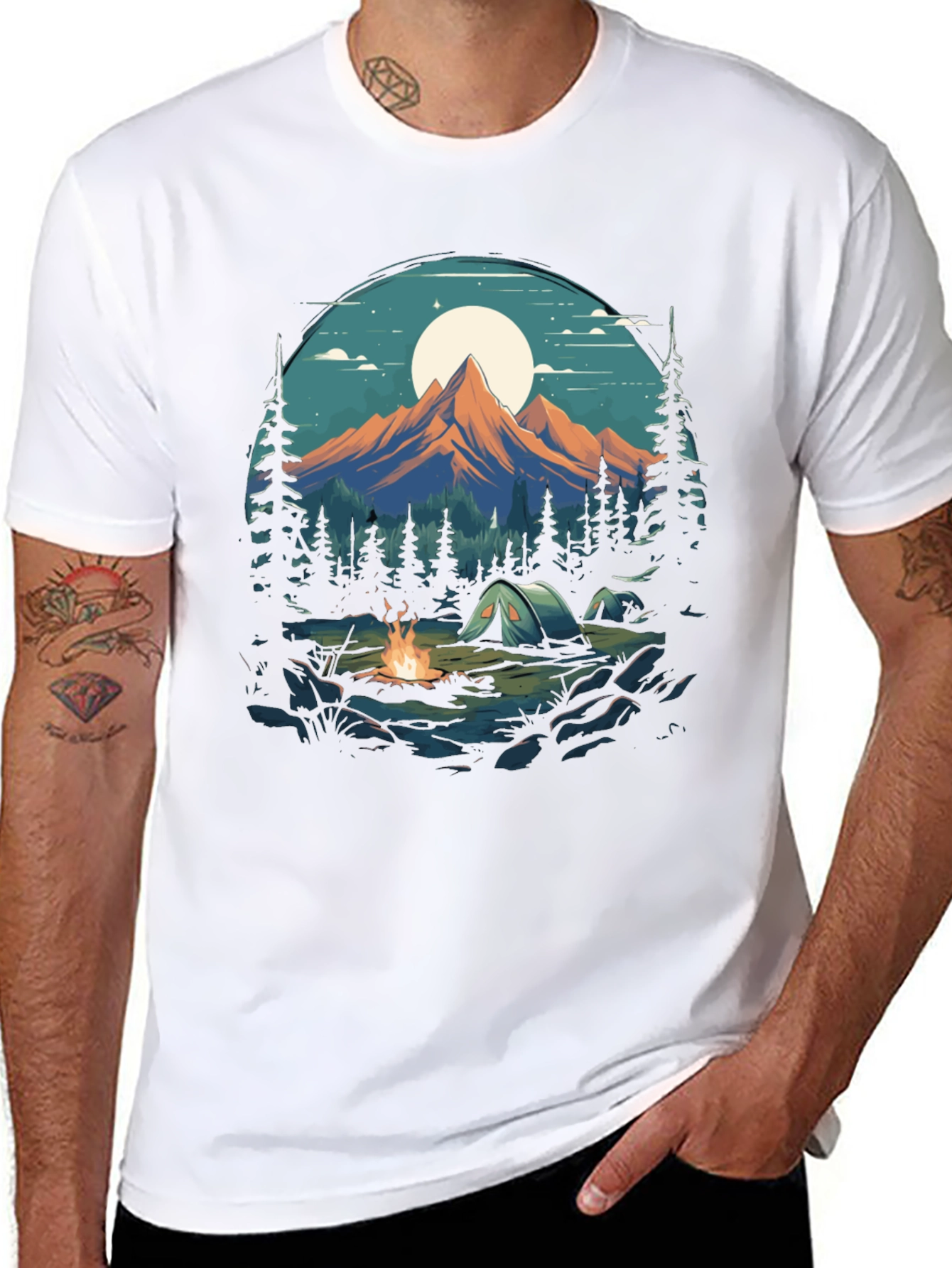 Camping Adventure Graphic Tee