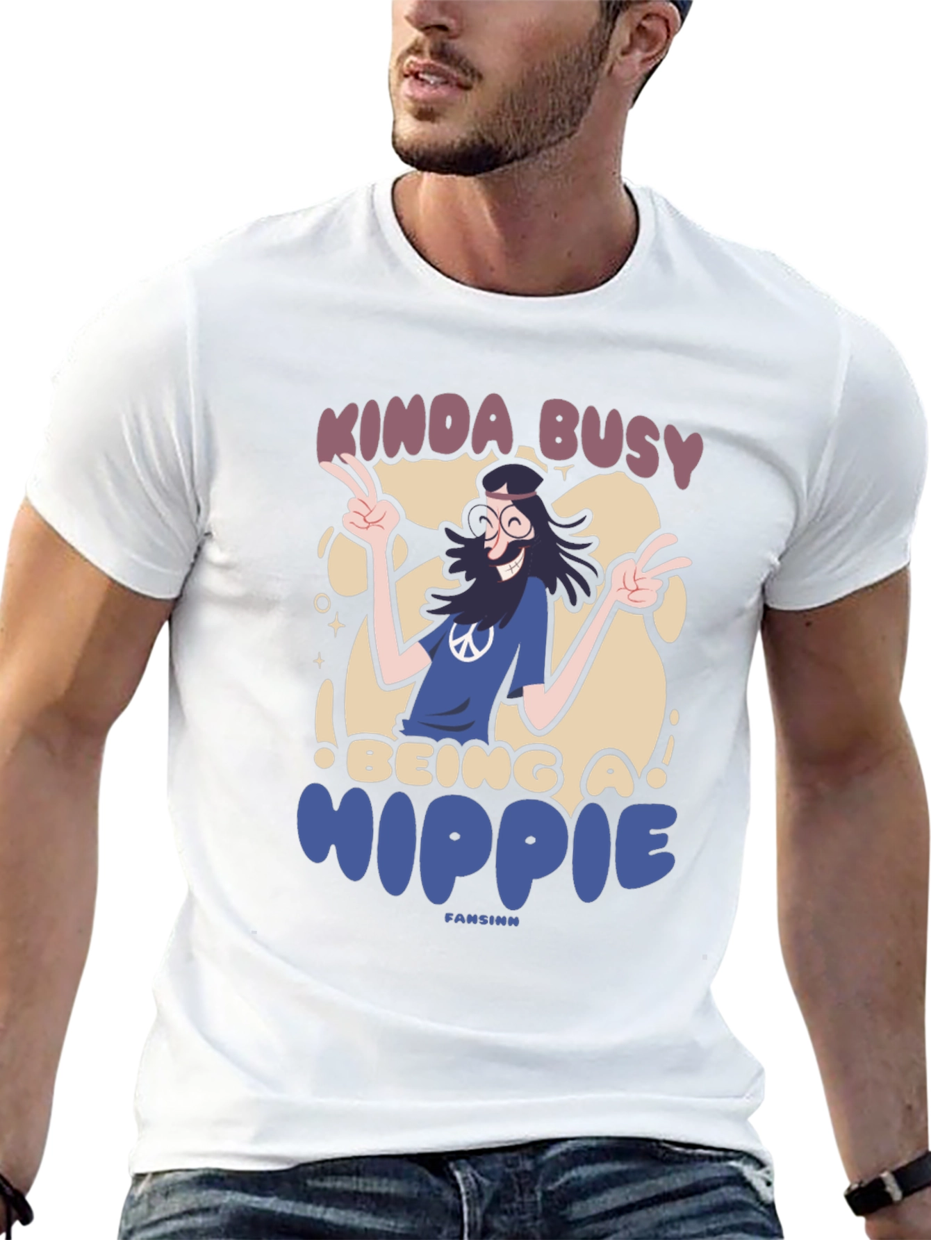 Kinda Busy Being a Hippie T-Shirt