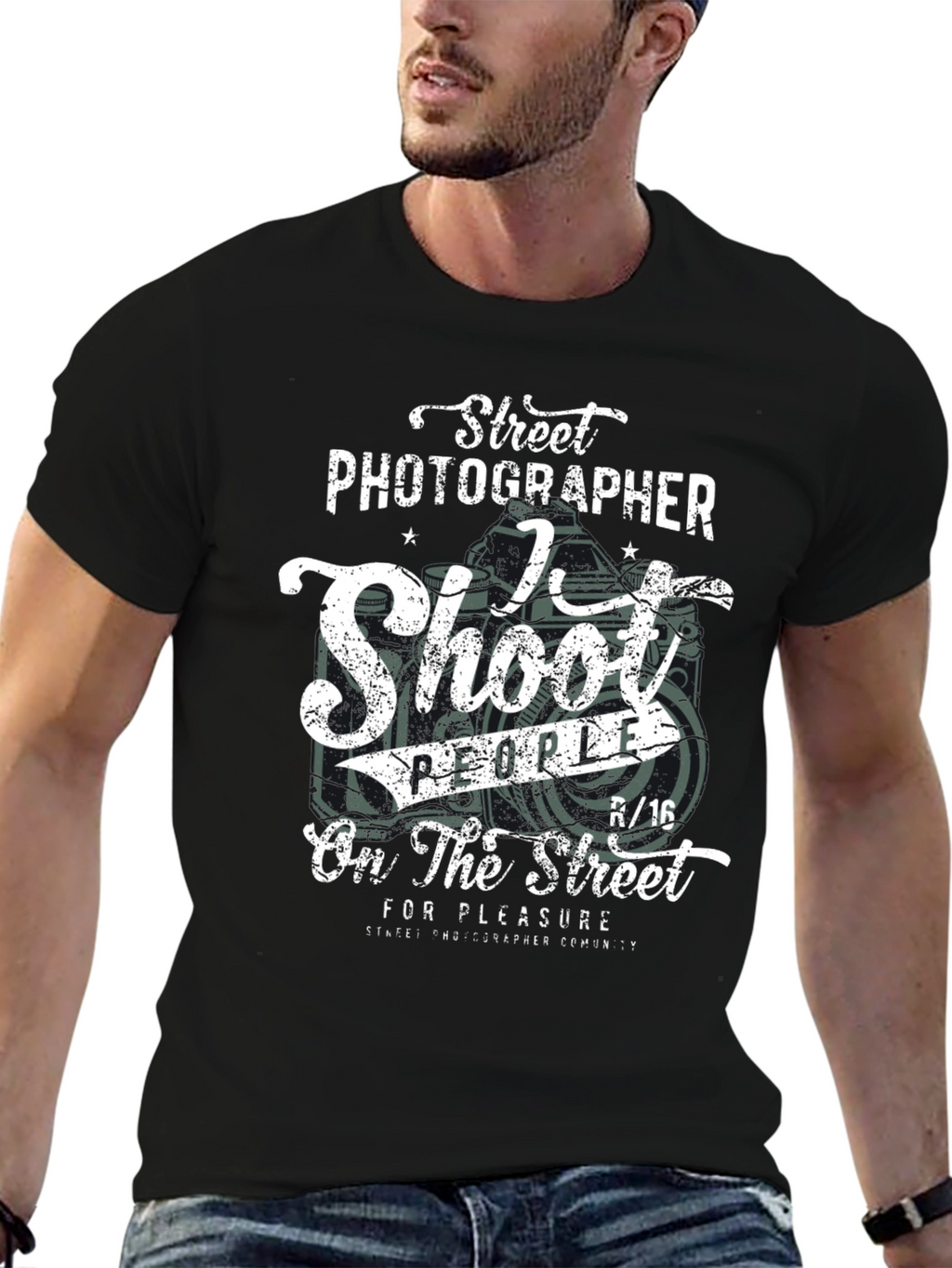 Street Photographer T-Shirt - Shoot People for Pleasure!