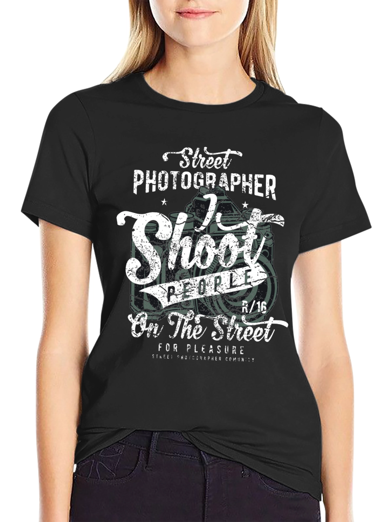 Street Photographer T-Shirt - Shoot People for Pleasure!