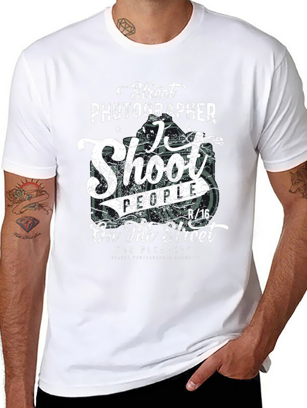 Street Photographer T-Shirt - Shoot People for Pleasure!