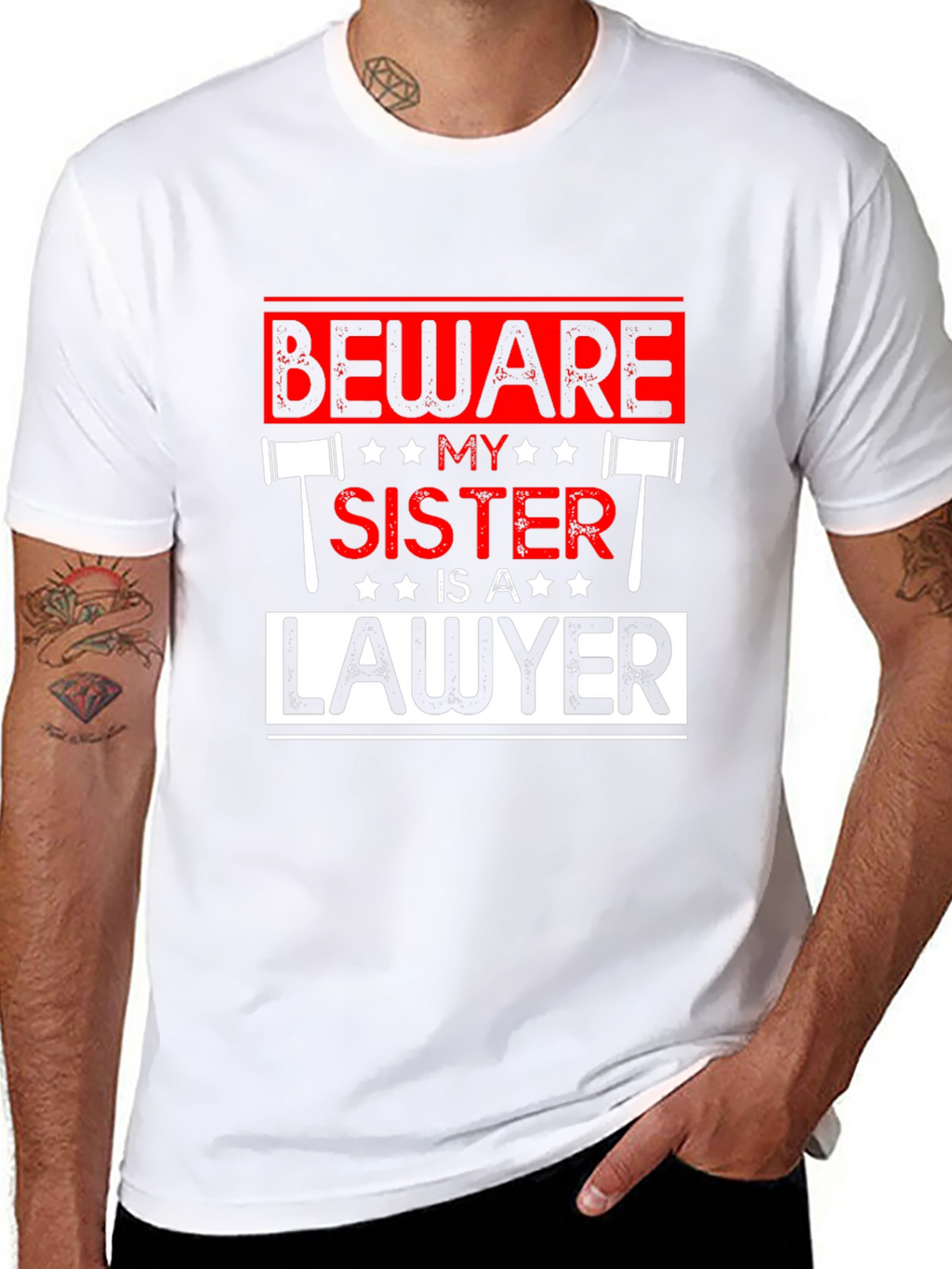Beware My Sister Is A Lawyer T-Shirt