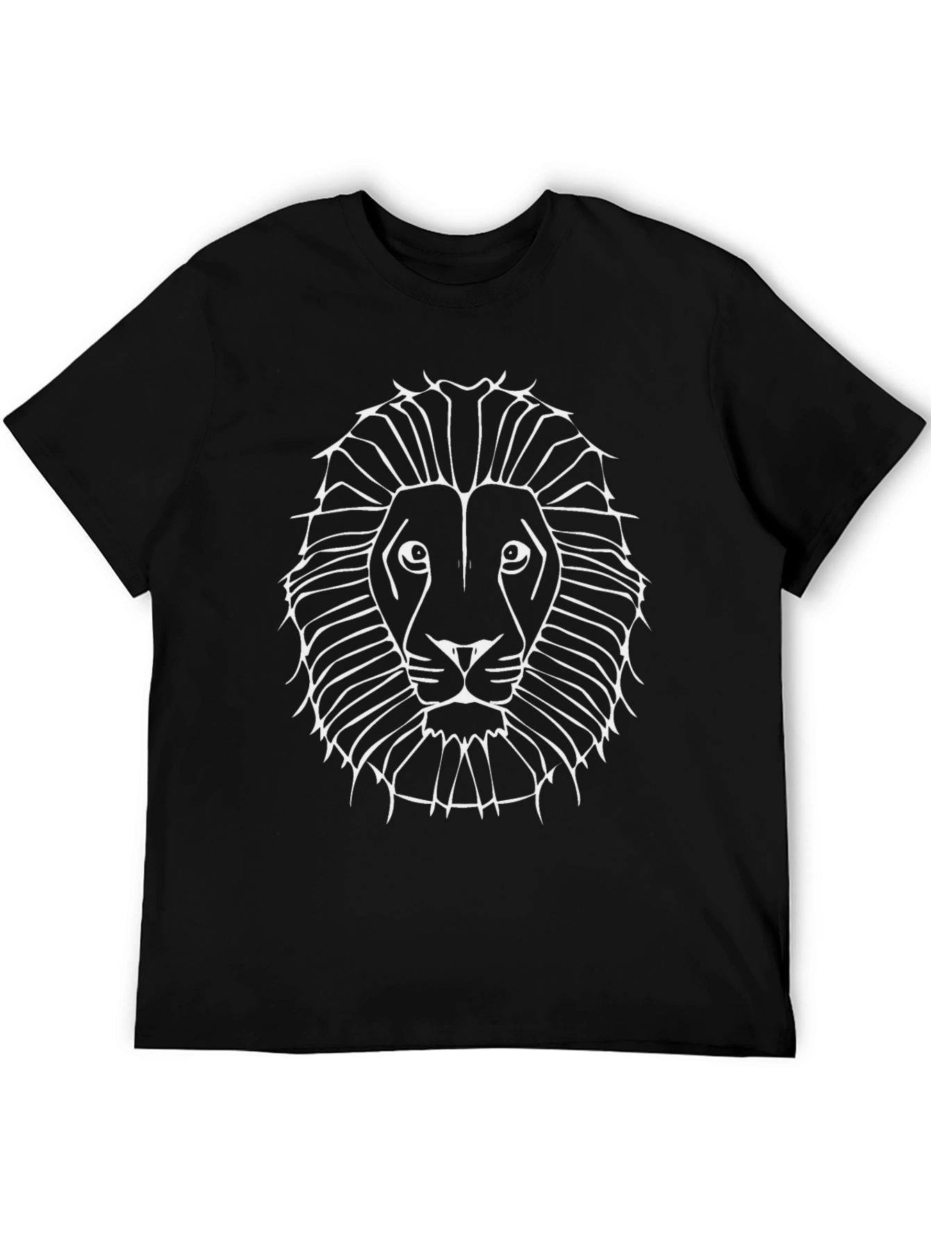 Lion Graphic Print T-Shirt