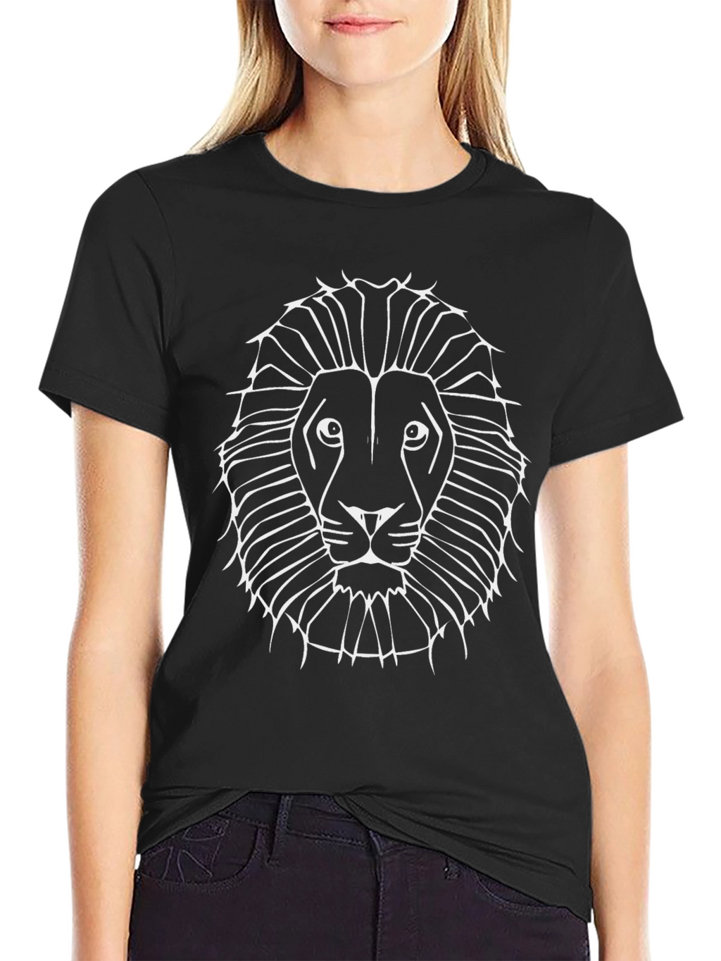 Lion Graphic Print T-Shirt