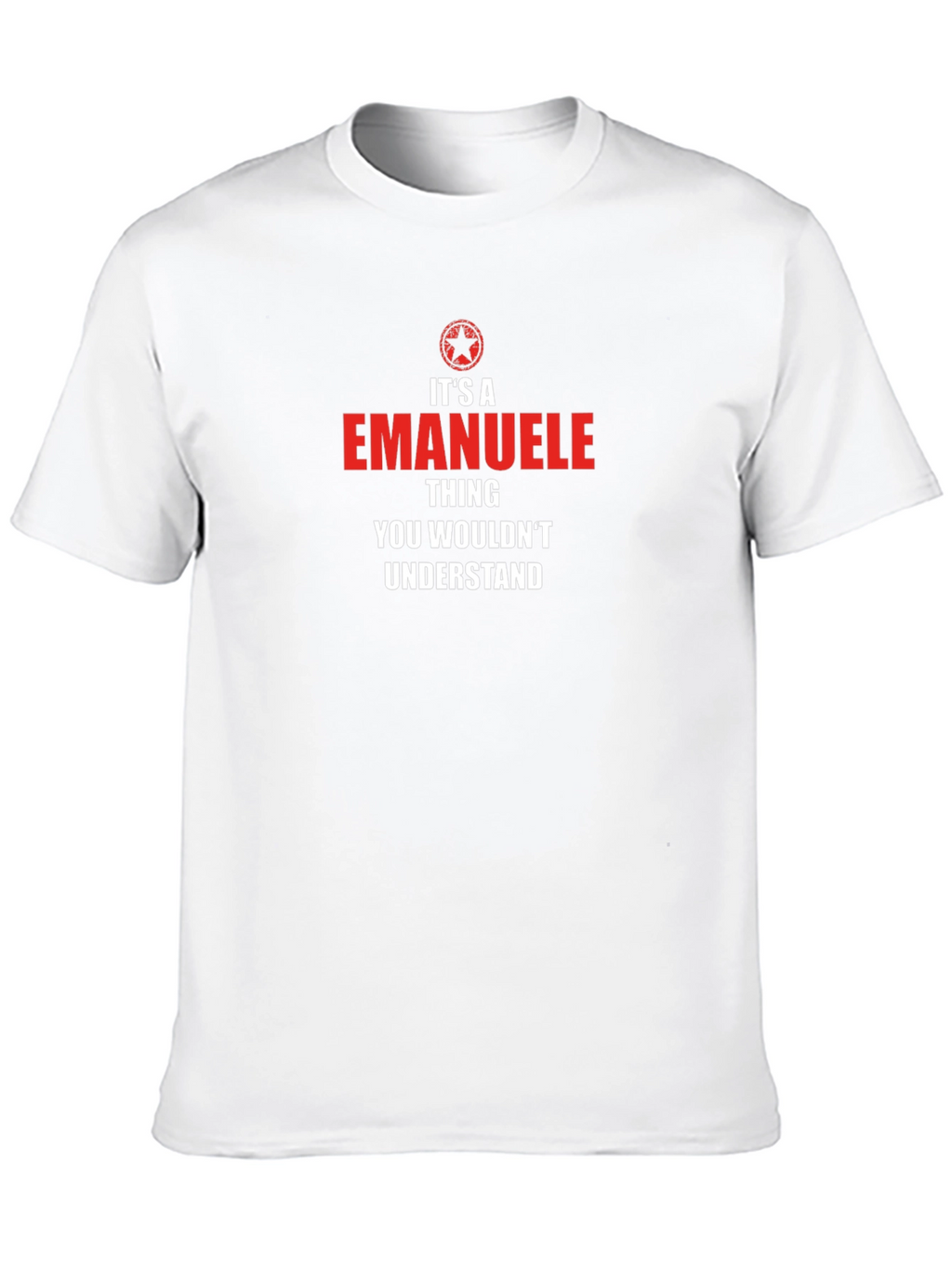 Emanuele Thing T-Shirt - Unique Personalized Gift
