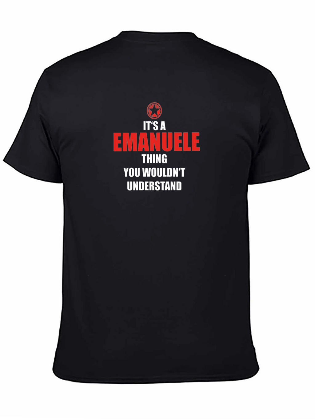 Emanuele Thing T-Shirt - Unique Personalized Gift