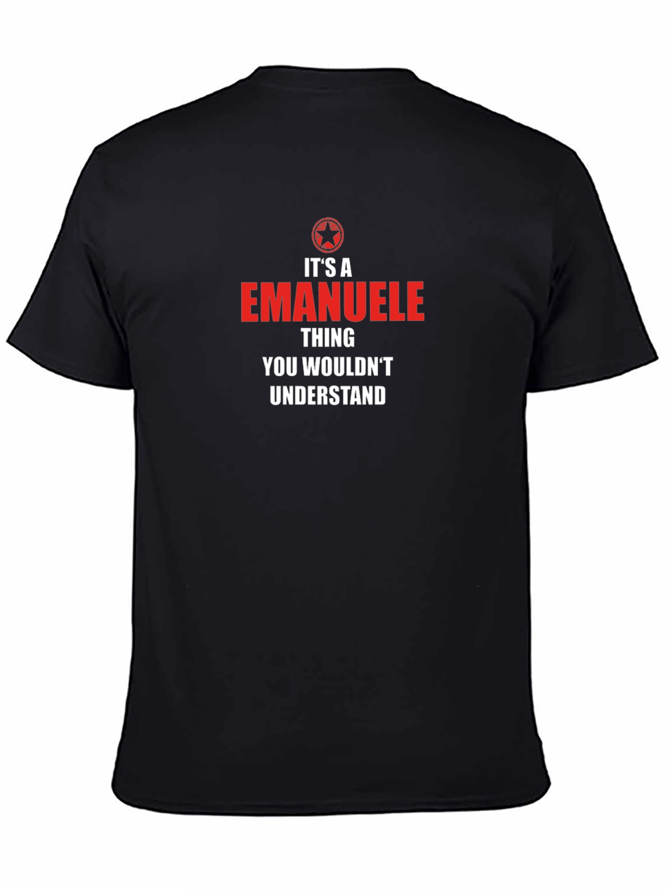 Emanuele Thing T-Shirt - Unique Personalized Gift