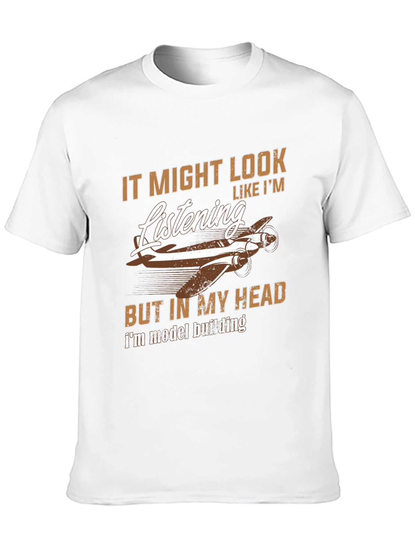 Model Building Humor T-Shirt - Black