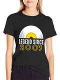 Legend Since 2003 Graphic Tee - Black
