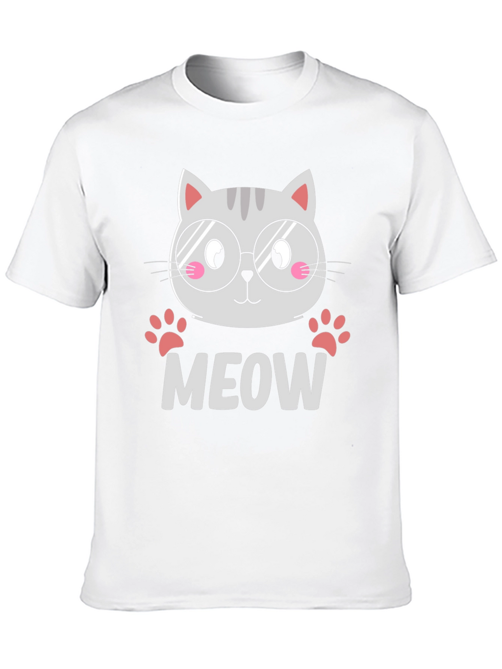 Cute Cat MEOW T-Shirt - Unisex Graphic Tee