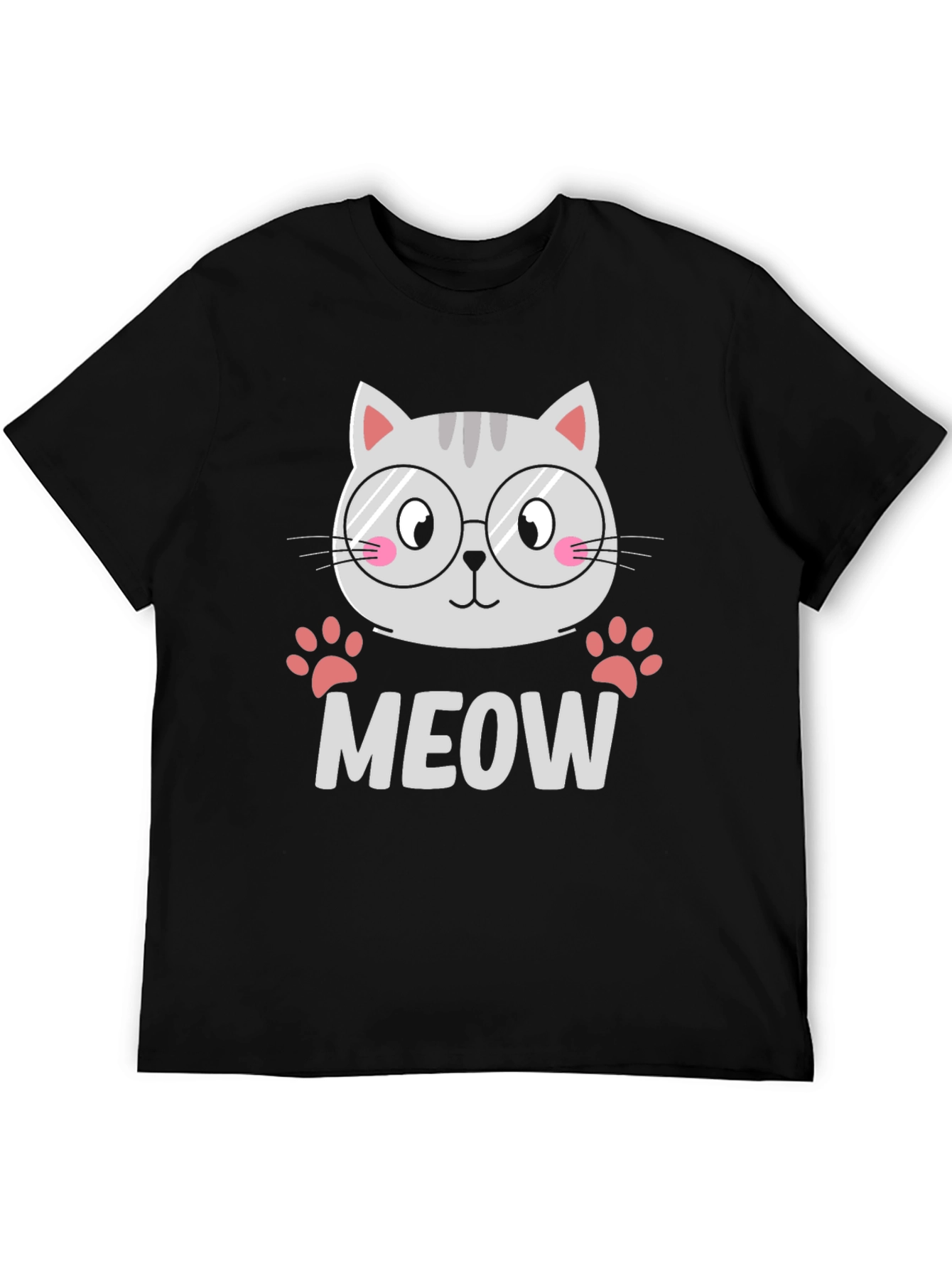 Cute Cat MEOW T-Shirt - Unisex Graphic Tee
