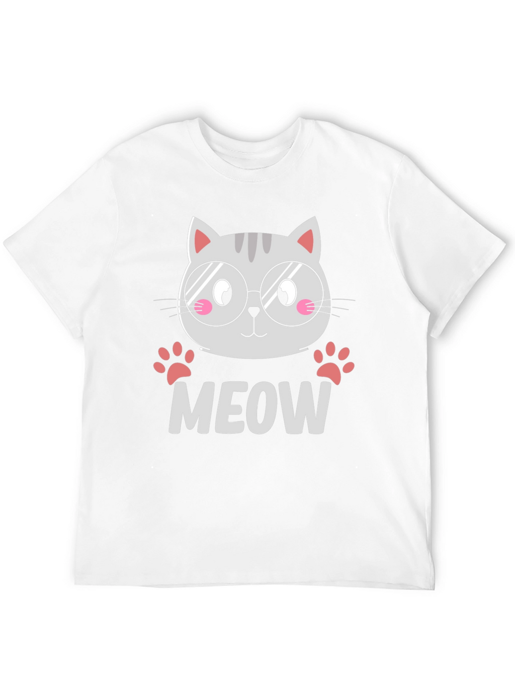 Cute Cat MEOW T-Shirt - Unisex Graphic Tee