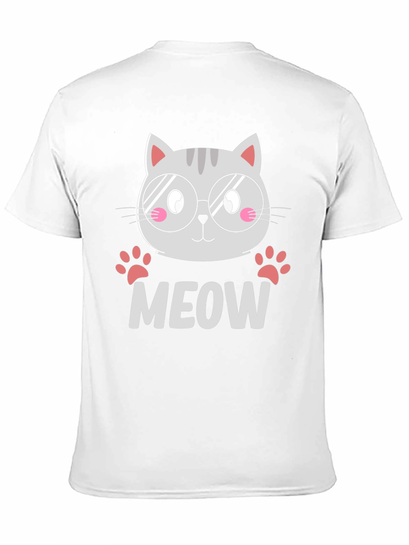 Cute Cat MEOW T-Shirt - Unisex Graphic Tee