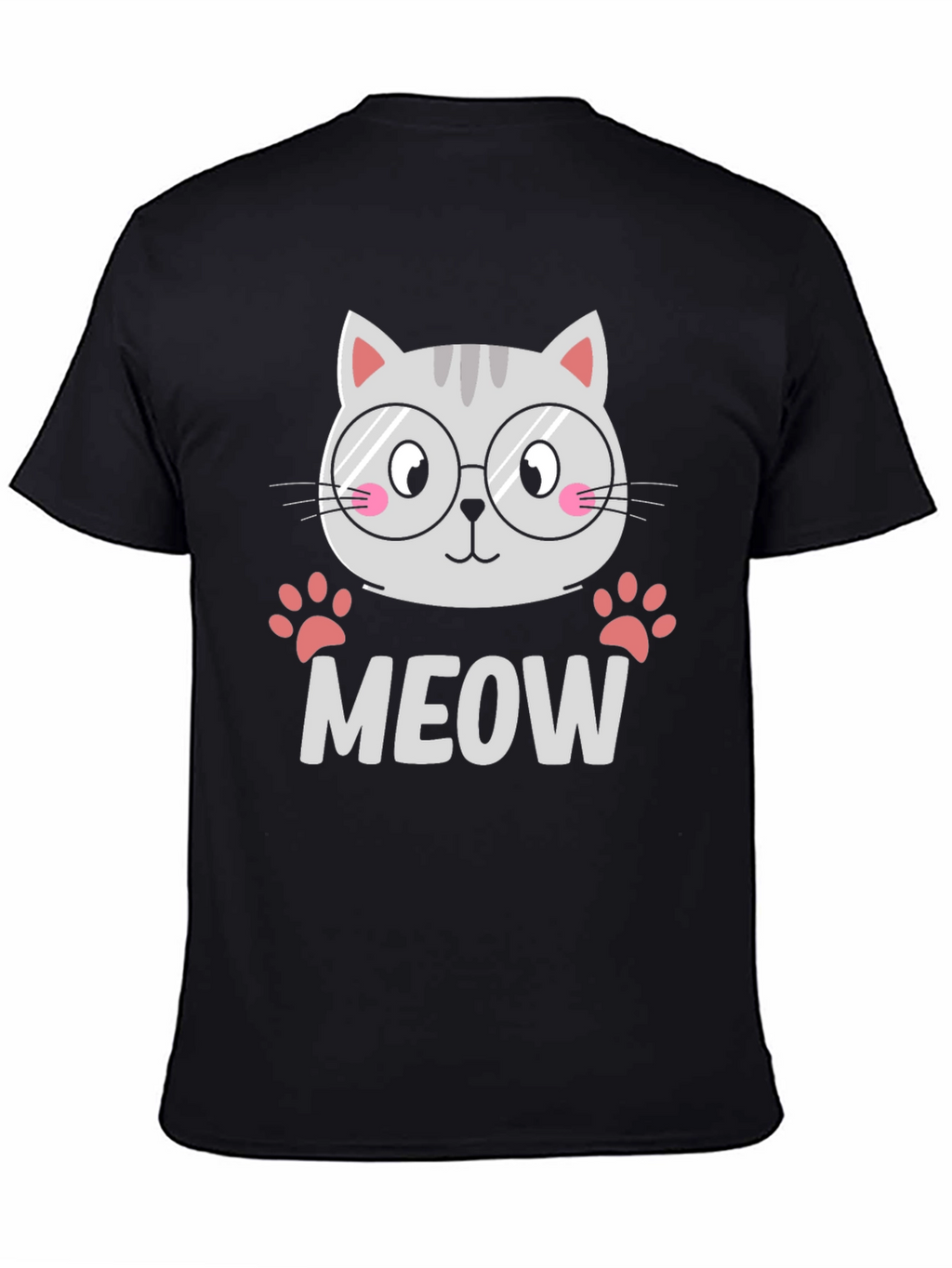 Cute Cat MEOW T-Shirt - Unisex Graphic Tee