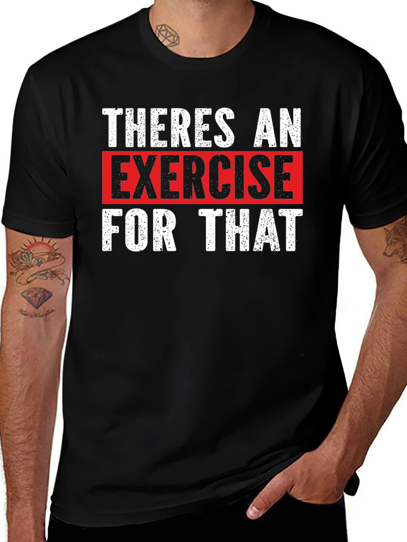 Exercise Motivation Graphic T-Shirt