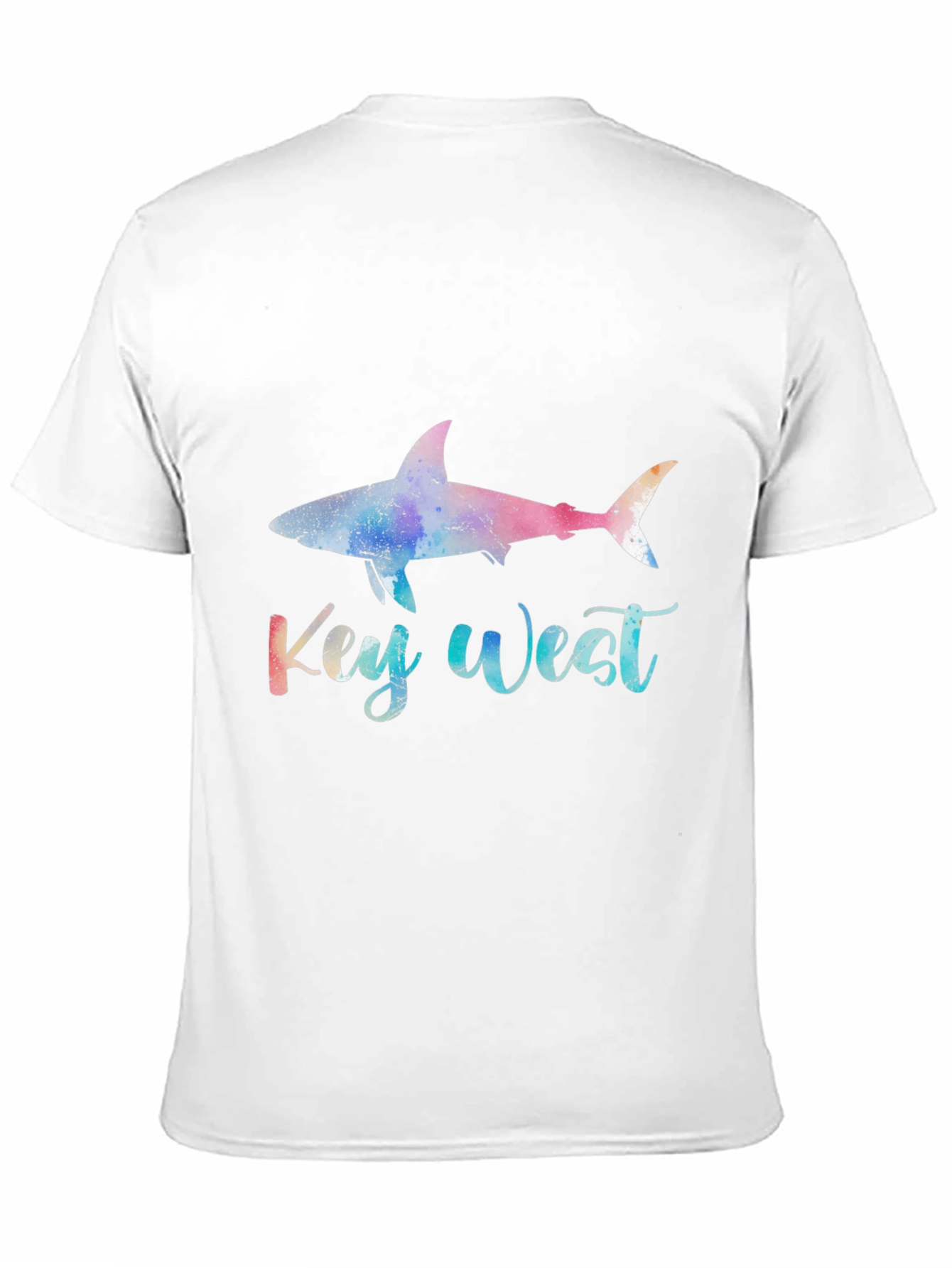 Key West Shark Graphic Tee - Black
