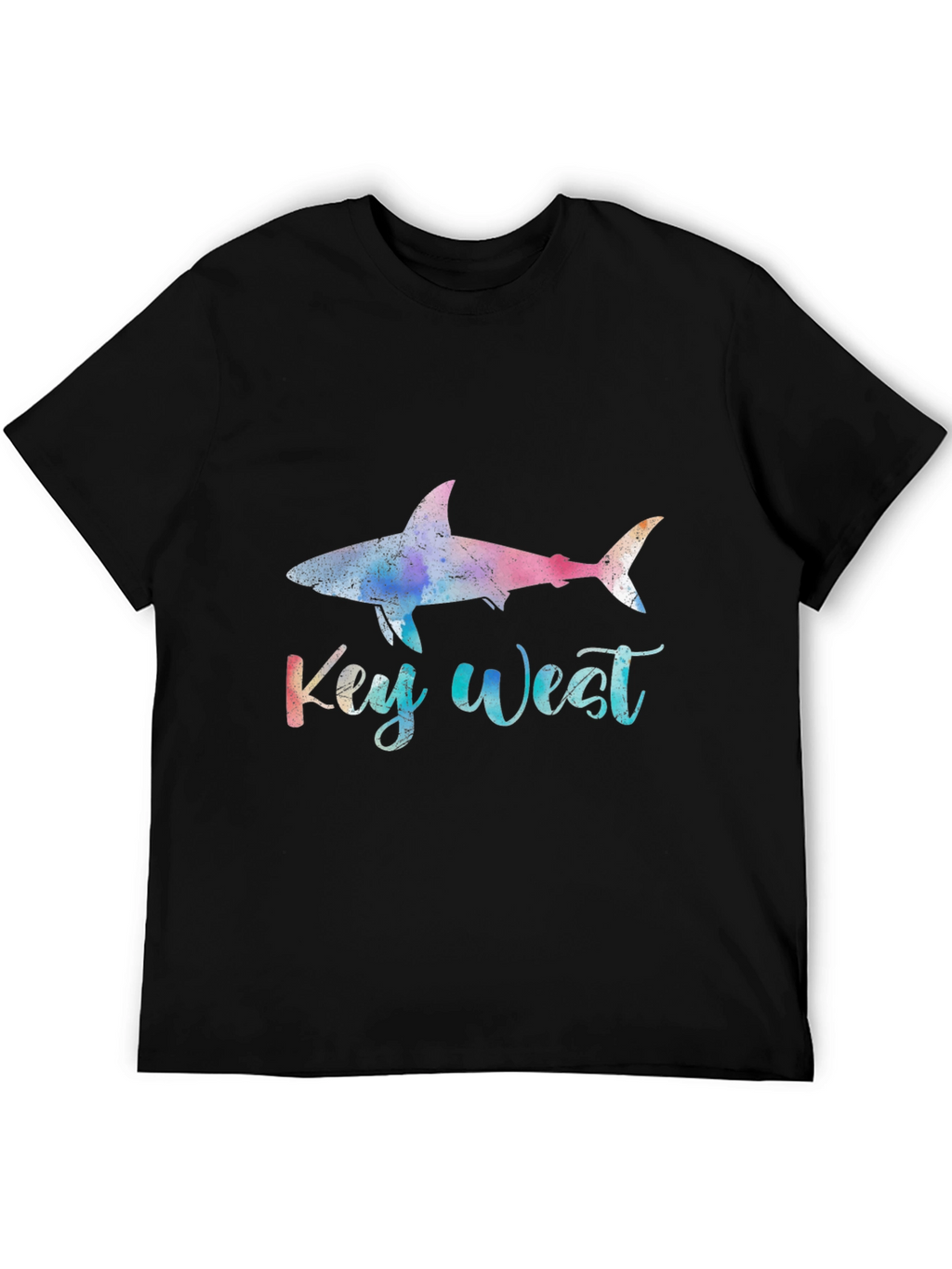 Key West Shark Graphic Tee - Black