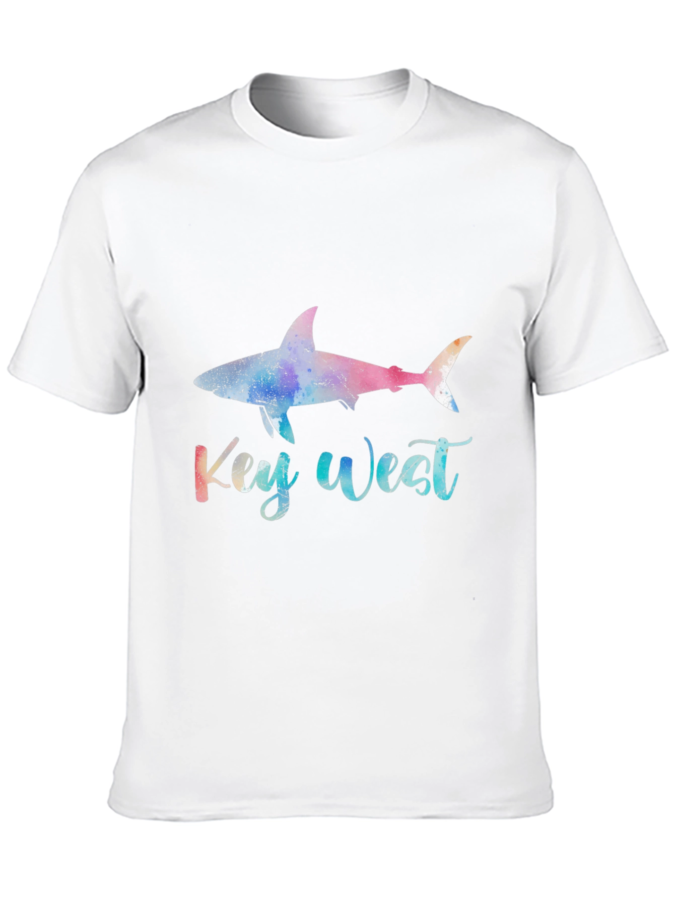 Key West Shark Graphic Tee - Black