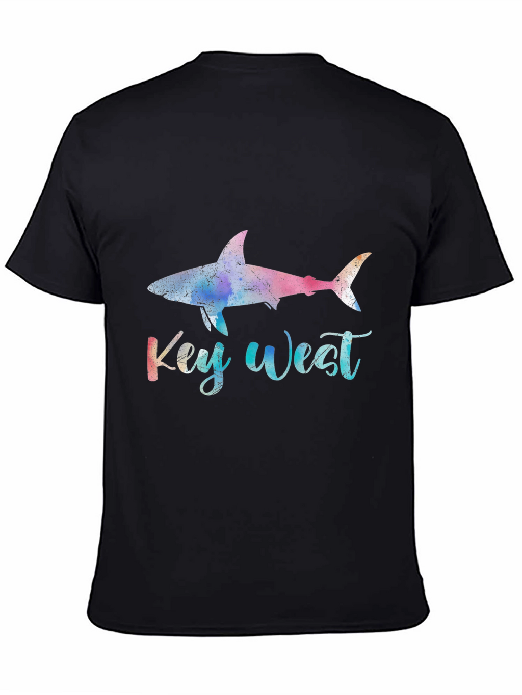 Key West Shark Graphic Tee - Black