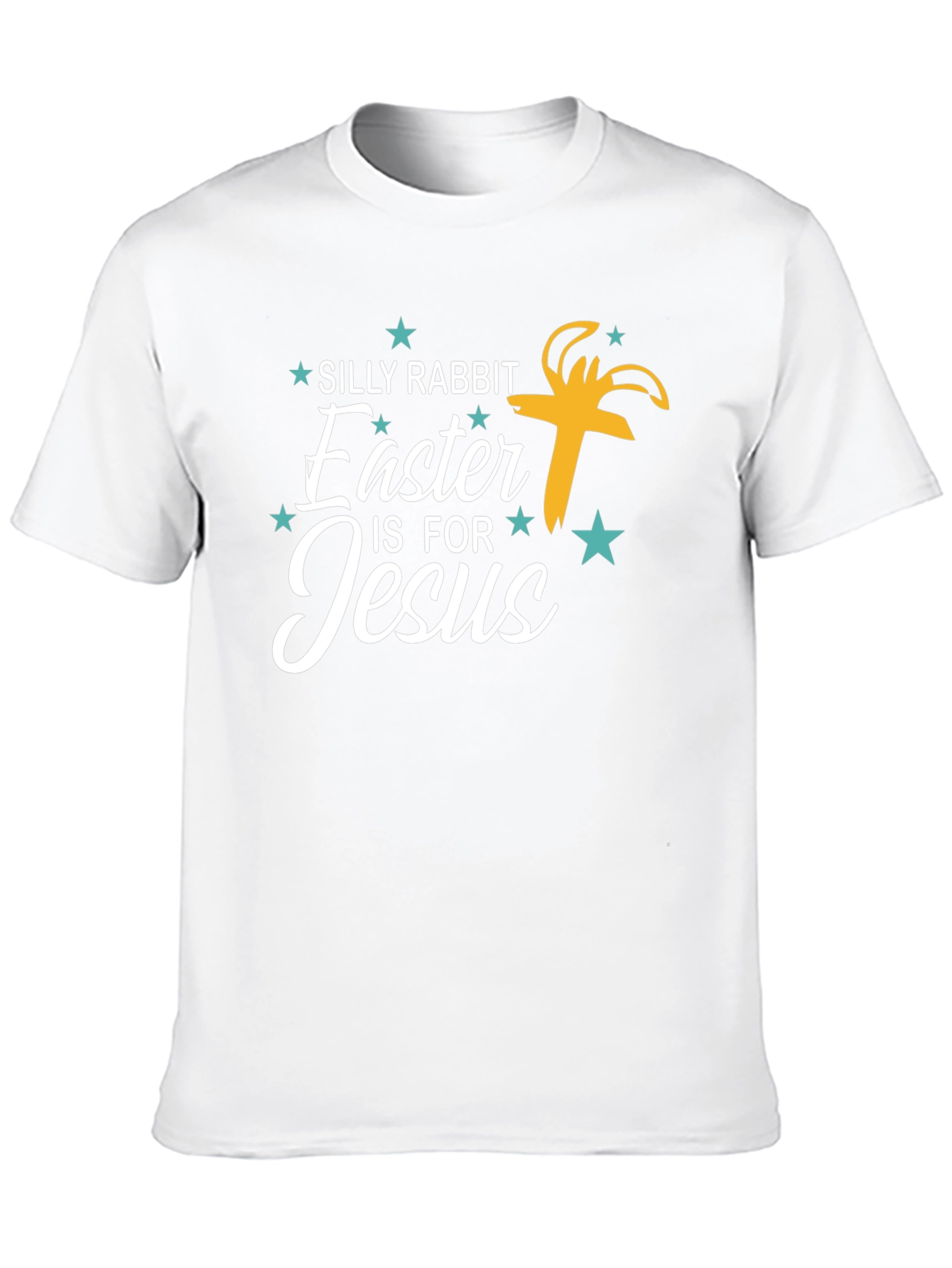Silly Rabbit Easter is for Jesus Graphic Tee