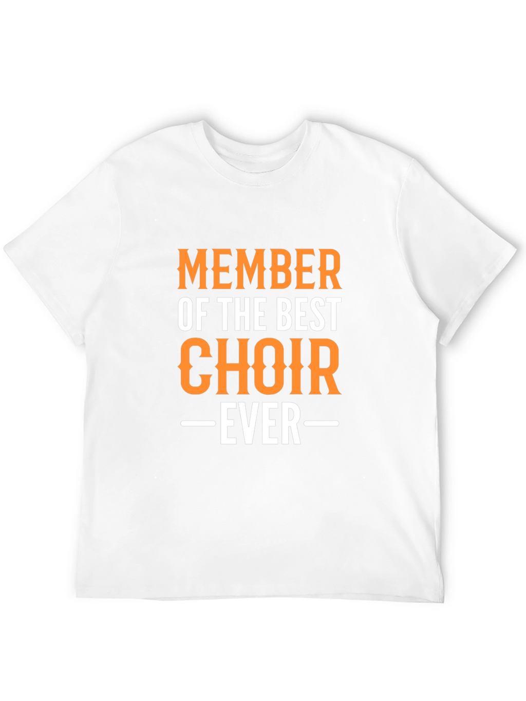 Best Choir Ever T-Shirt Black Crew Neck Graphic Print