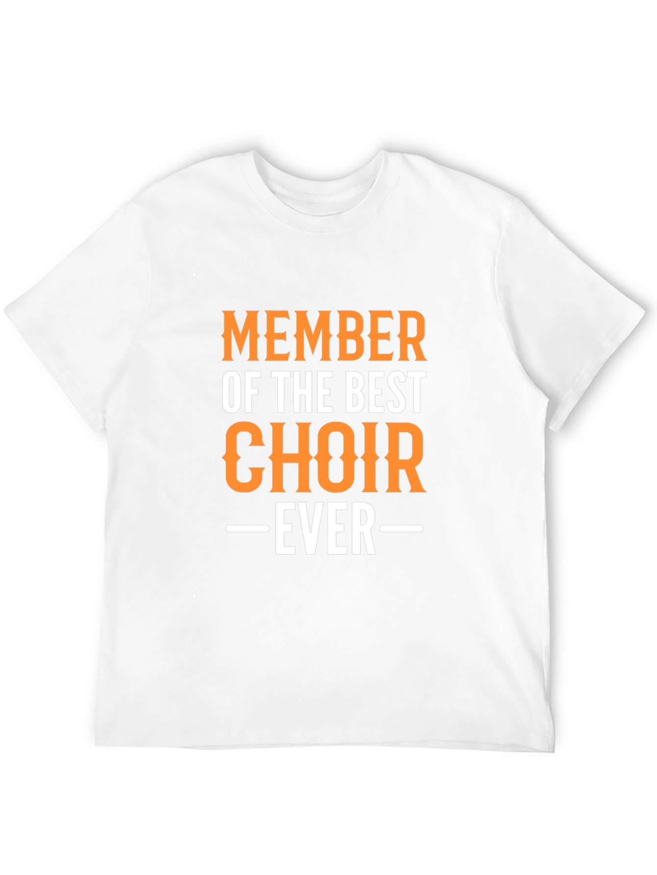 Best Choir Ever T-Shirt Black Crew Neck Graphic Print