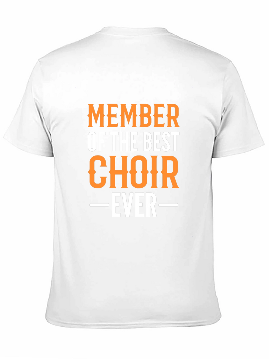 Best Choir Ever T-Shirt Black Crew Neck Graphic Print