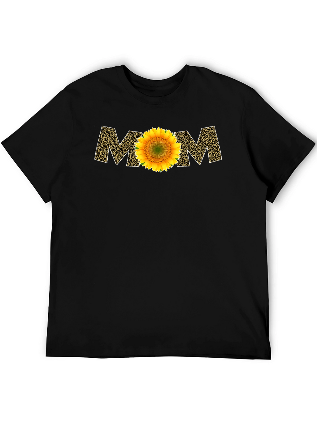 Sunflower Mom Leopard Print T-Shirt