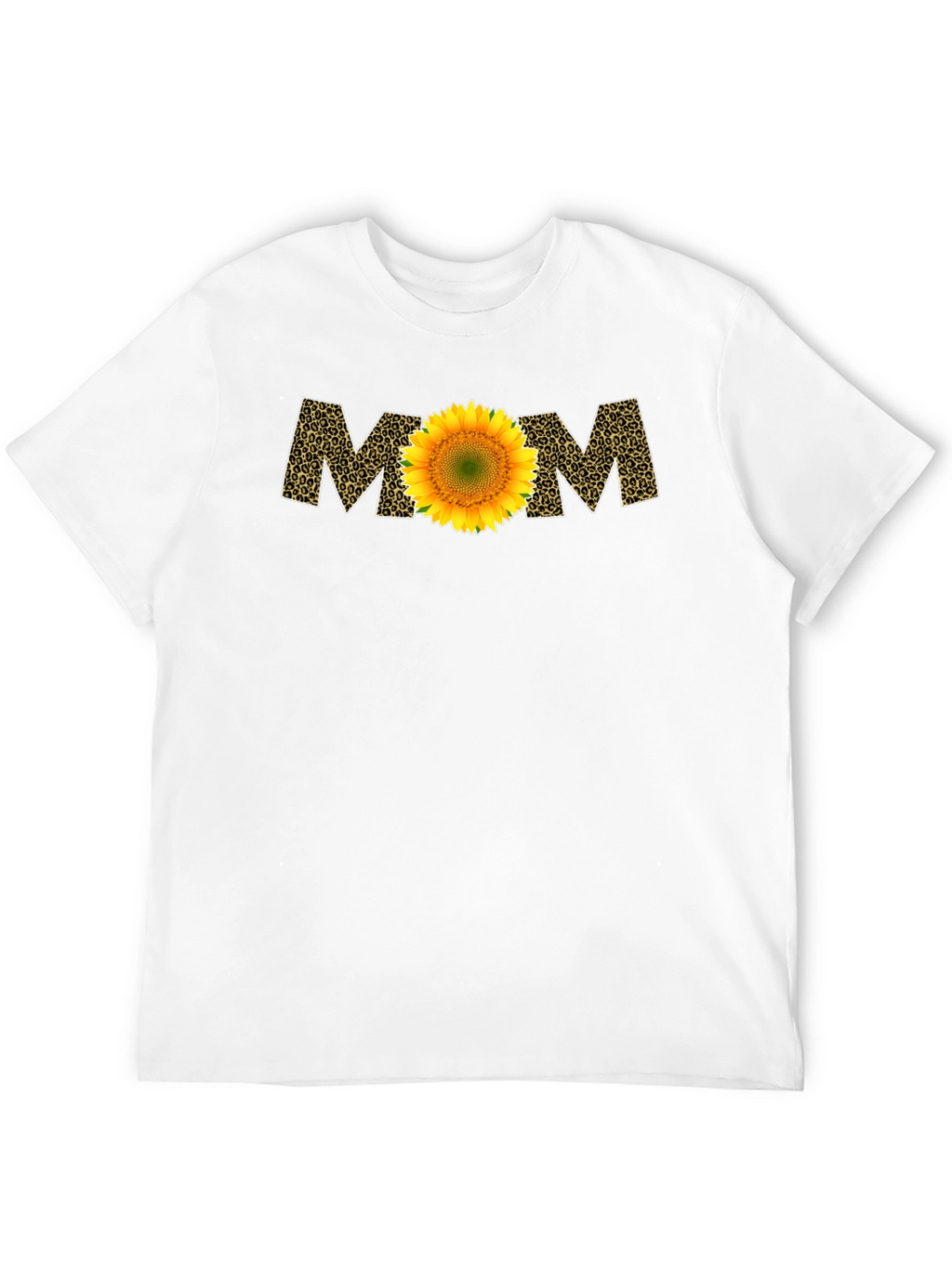 Sunflower Mom Leopard Print T-Shirt