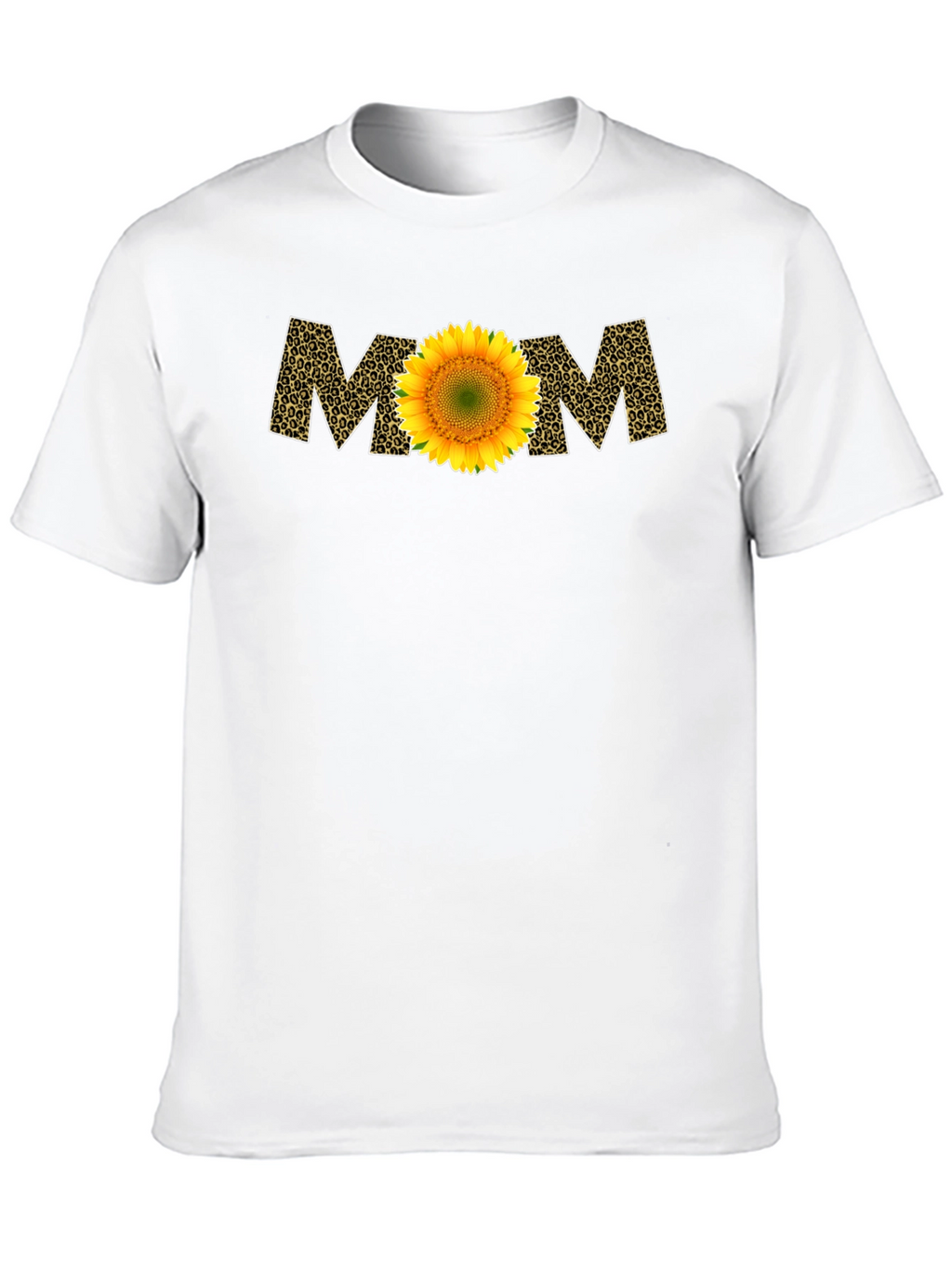 Sunflower Mom Leopard Print T-Shirt