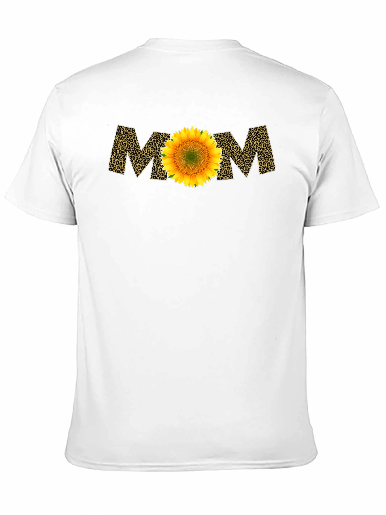 Sunflower Mom Leopard Print T-Shirt