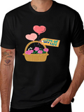 Love of My Life Heart Balloons and Roses T-Shirt