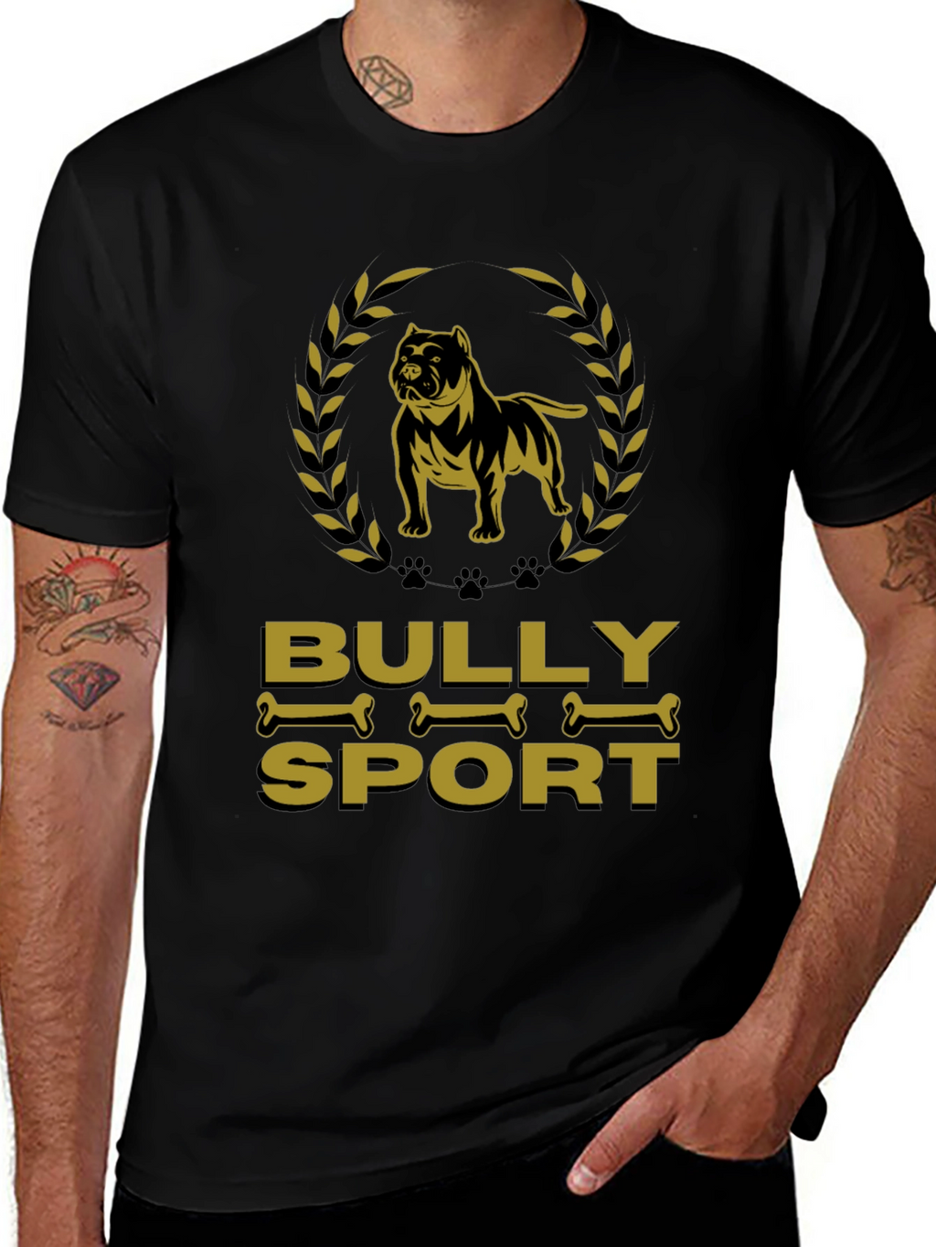Bully Sport Dog Graphic T-Shirt