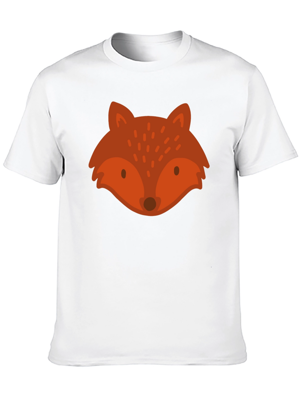 Fox Graphic Tee - Unisex Black Cotton T-Shirt