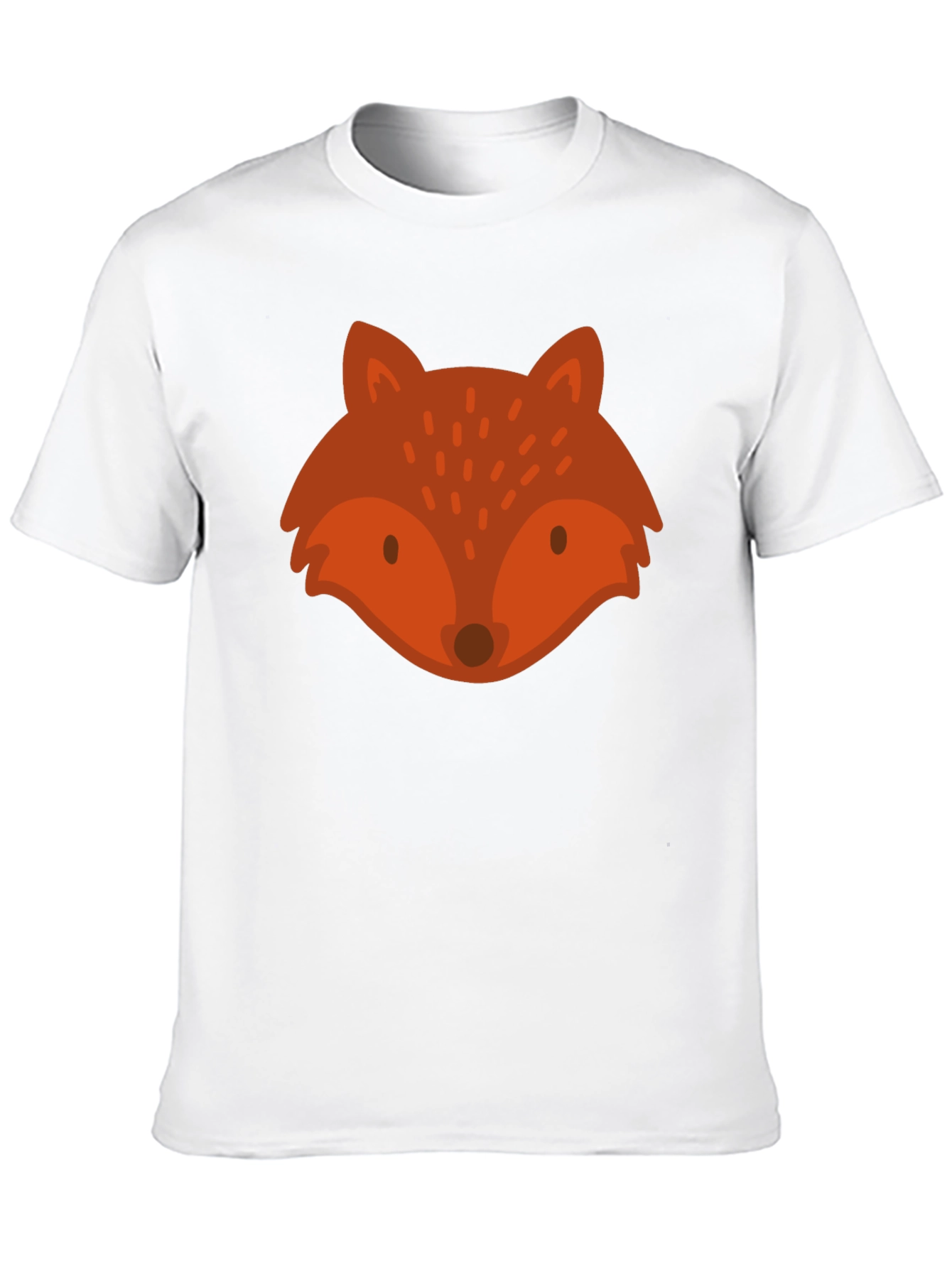 Fox Graphic Tee - Unisex Black Cotton T-Shirt
