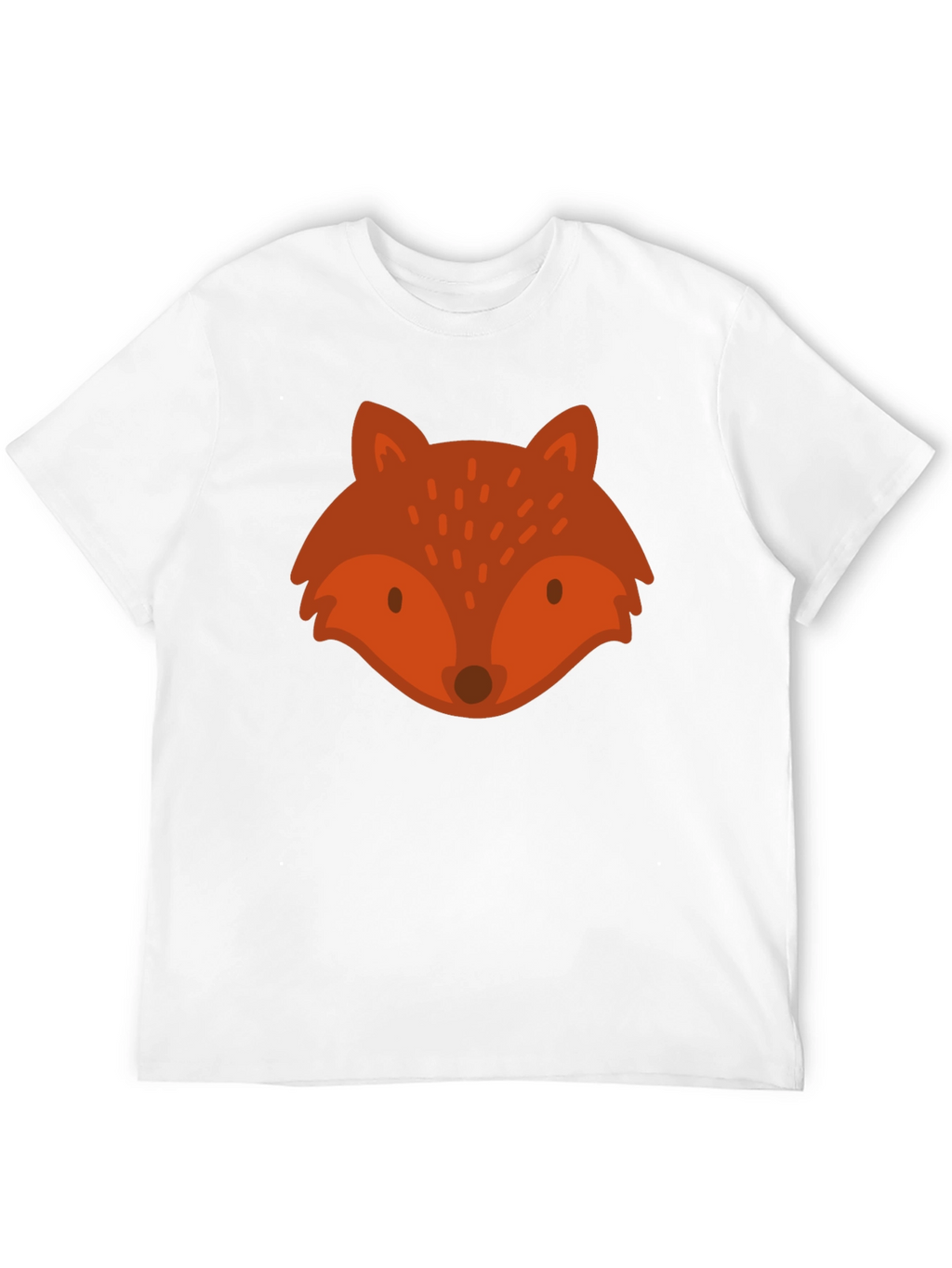 Fox Graphic Tee - Unisex Black Cotton T-Shirt