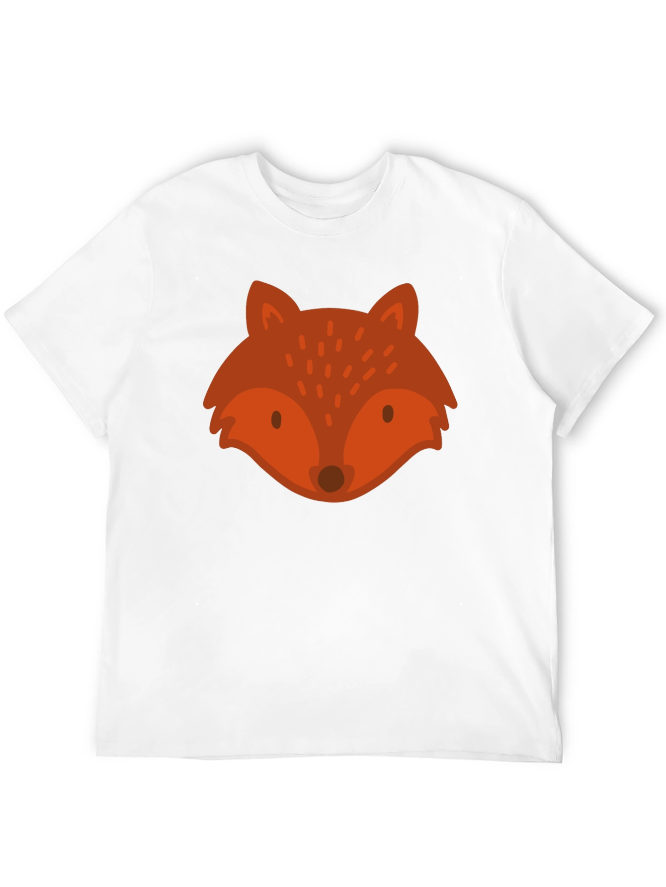 Fox Graphic Tee - Unisex Black Cotton T-Shirt