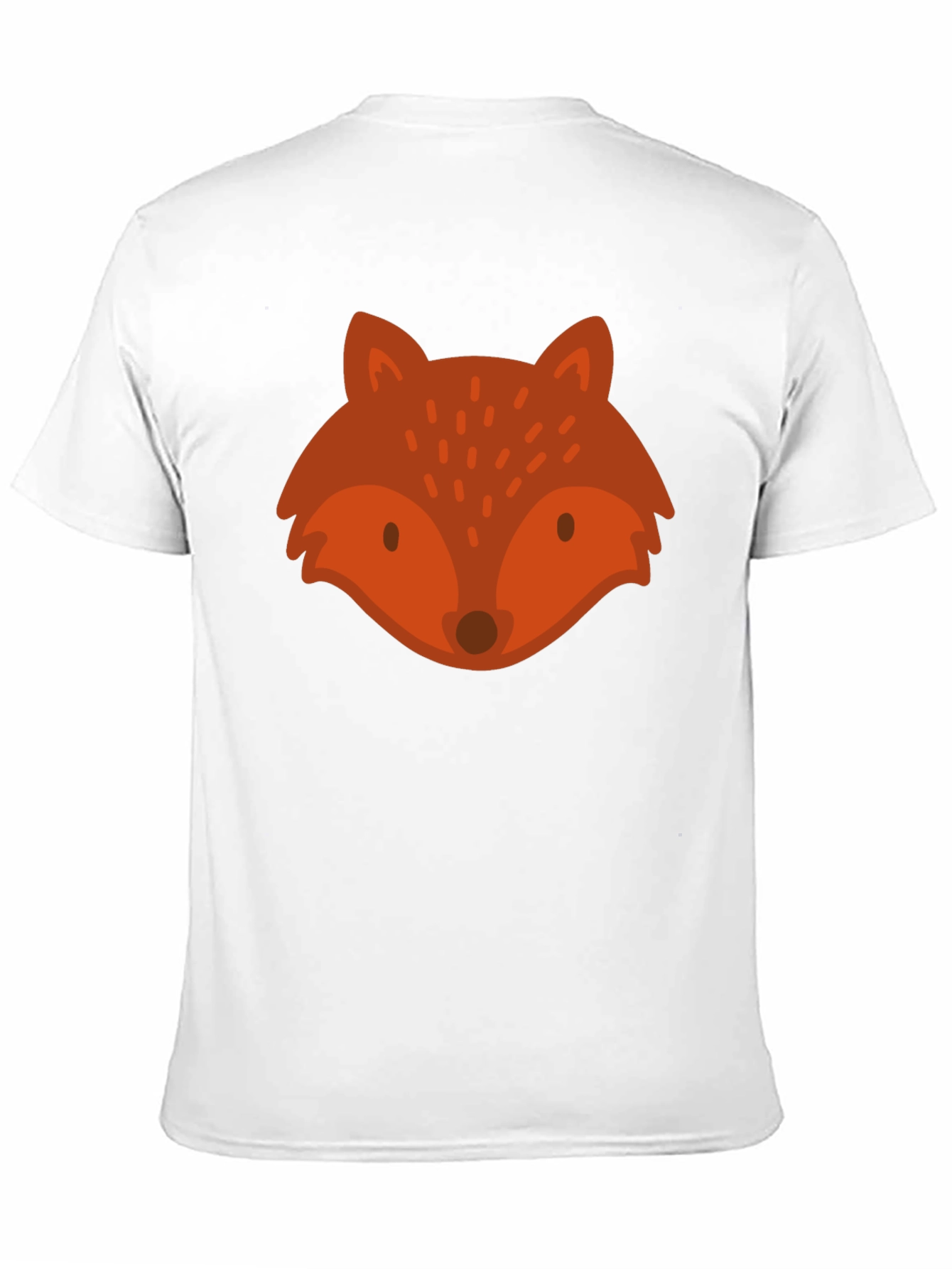 Fox Graphic Tee - Unisex Black Cotton T-Shirt