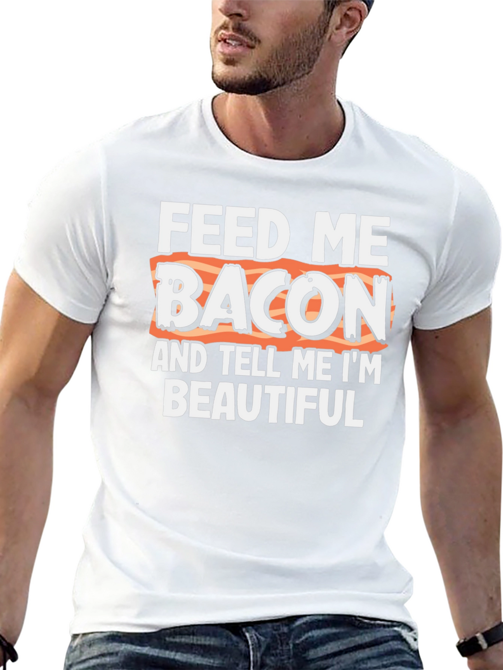 Feed Me Bacon Graphic Tee