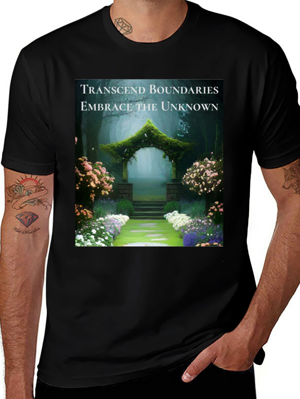 Transcend Boundaries T-Shirt - Embrace the Unknown